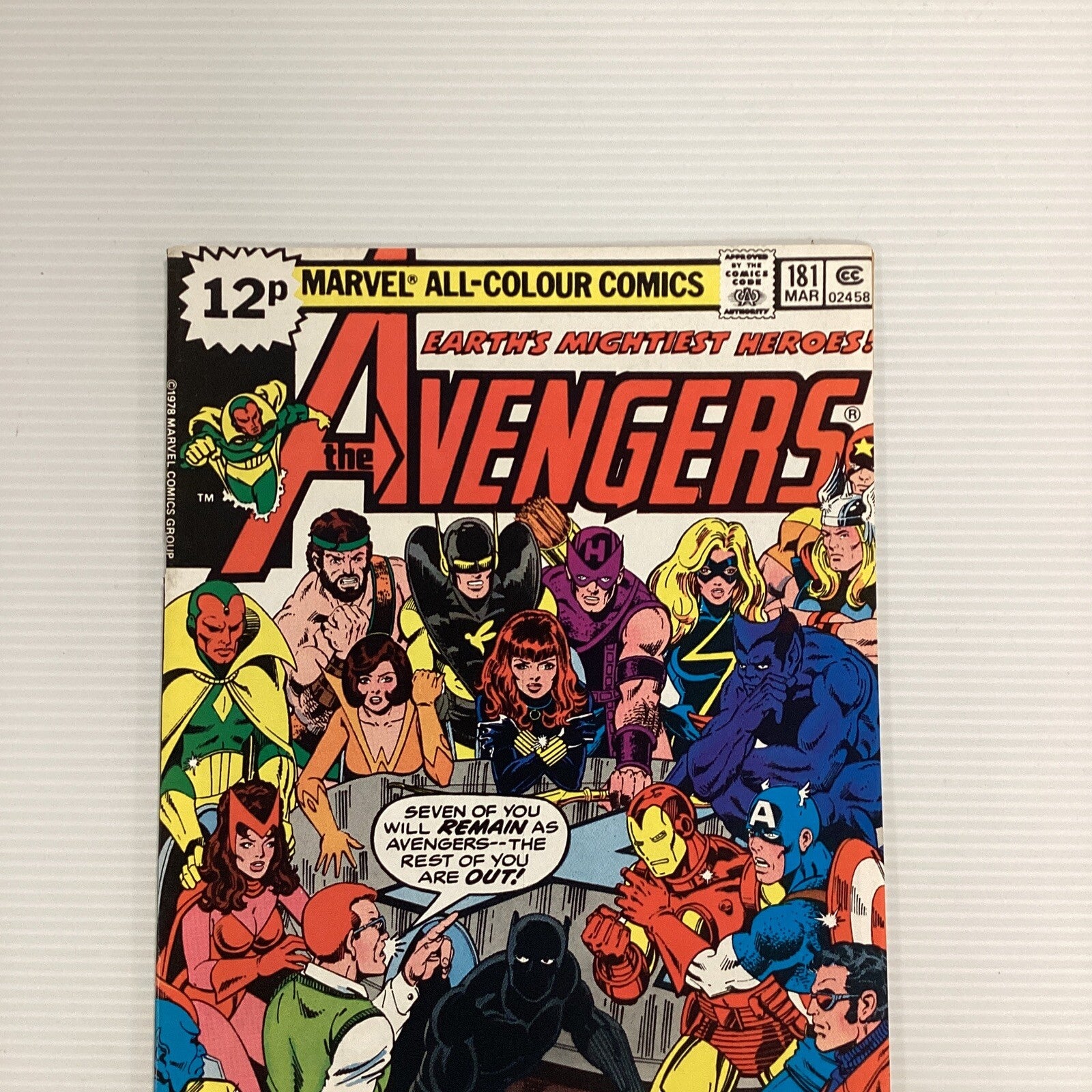 Avengers #181 1978 FN Scott Lang Ant Man Pence Copy1