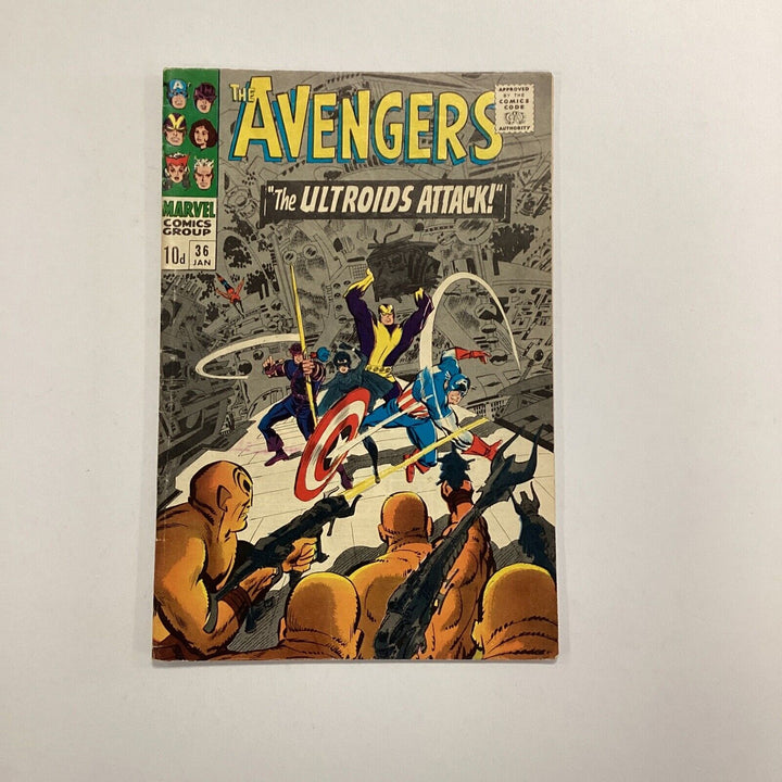 Avengers #36 1967 VG+ Pence Copy