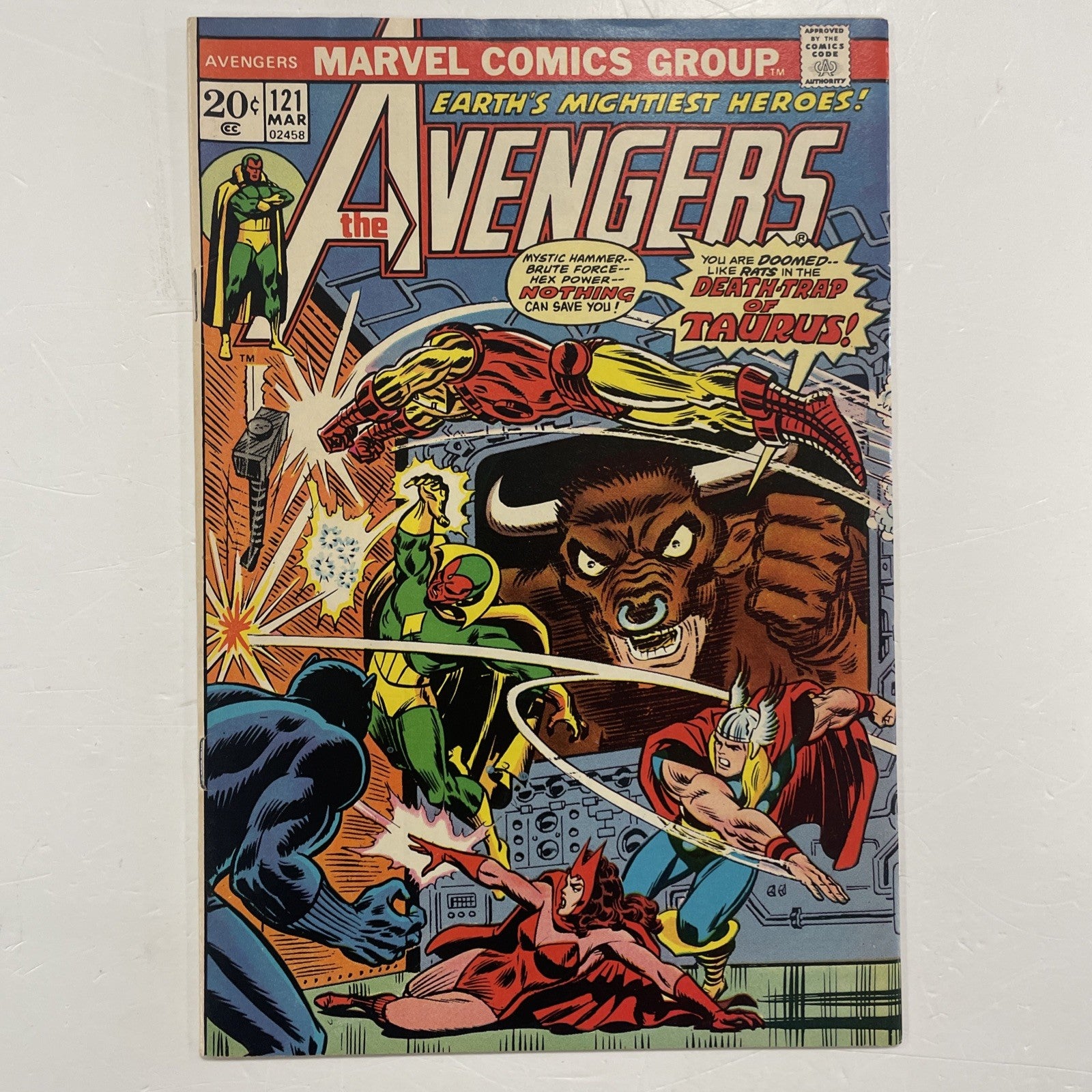 The Avengers #121 1974 VF0