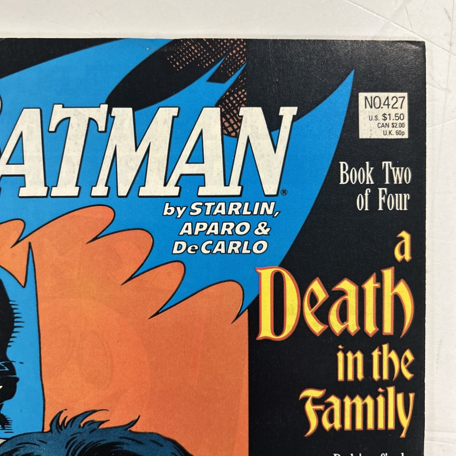 Batman #427 1988 FN- A Death In The Family Part 24
