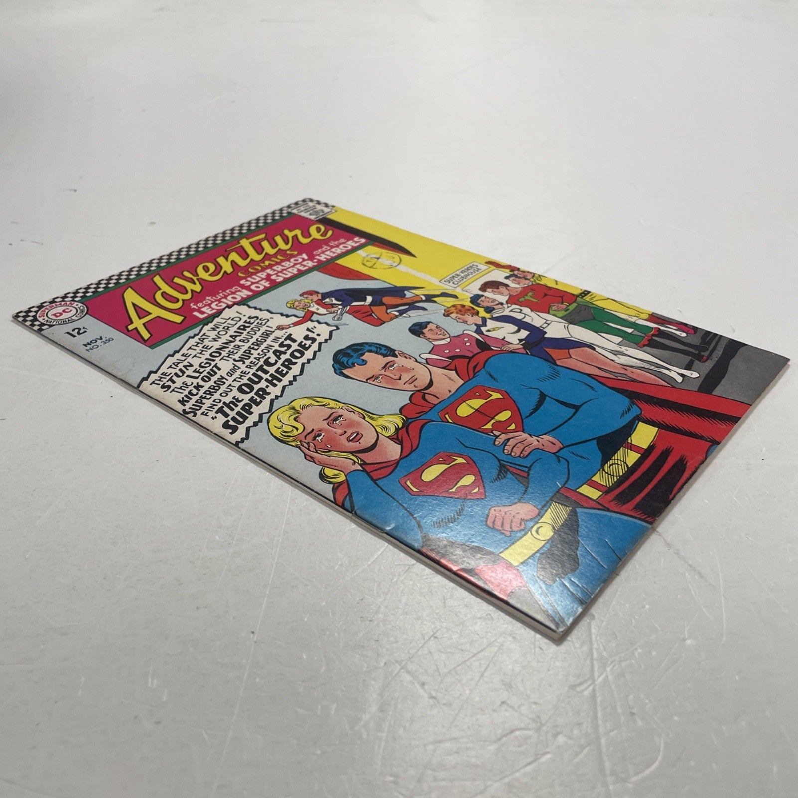 Adventure Comics #350 1966 FN/VF 1st Appearance of Hag the Witch Pence Stamp3