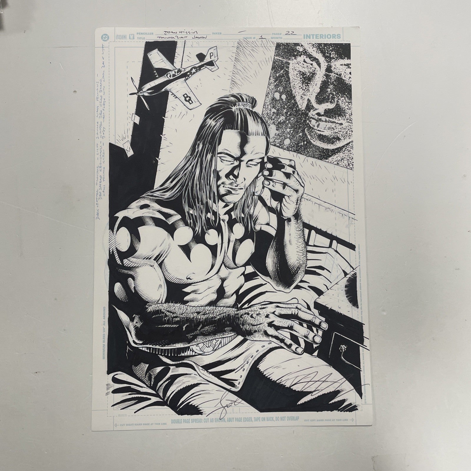 Original Artwork for Thunderbolt Jackson #1 Page 22 By John Higgins 20060