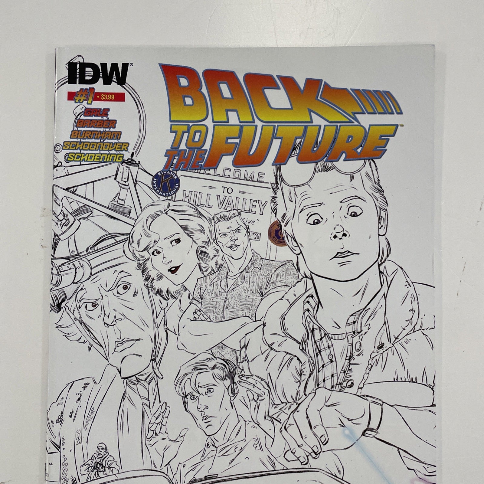 Back to the Future #1 2015 NM- 3rd Print Diamond Sketch Variant1