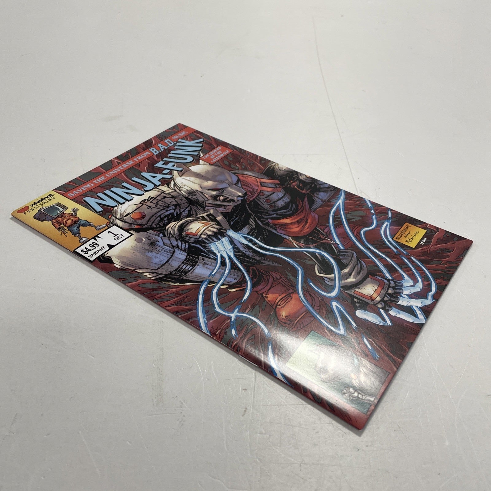 Ninja Funk #1 2022 Spider-man #1 Homage Cover Signed by JPG McFly with CoA3