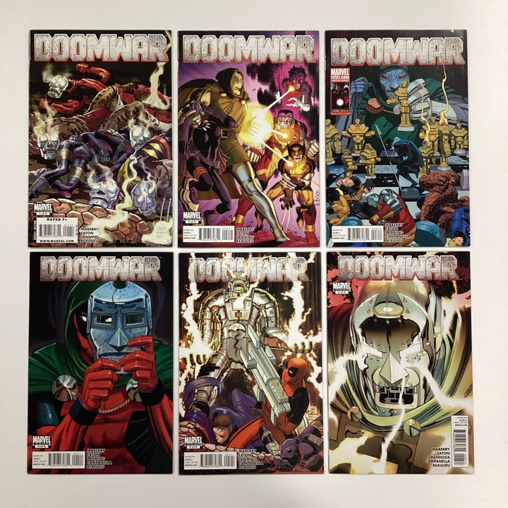 Doomwar #1-6 2010 Avg. VF- Complete Doctor Doom