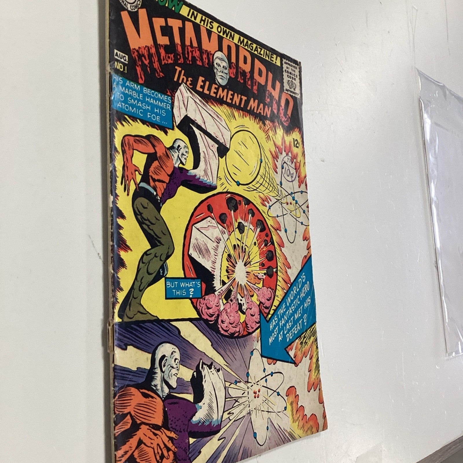 Metamorpho The Element Man #1 1965 GD Pence Stamp **Cover and 1st page detached3