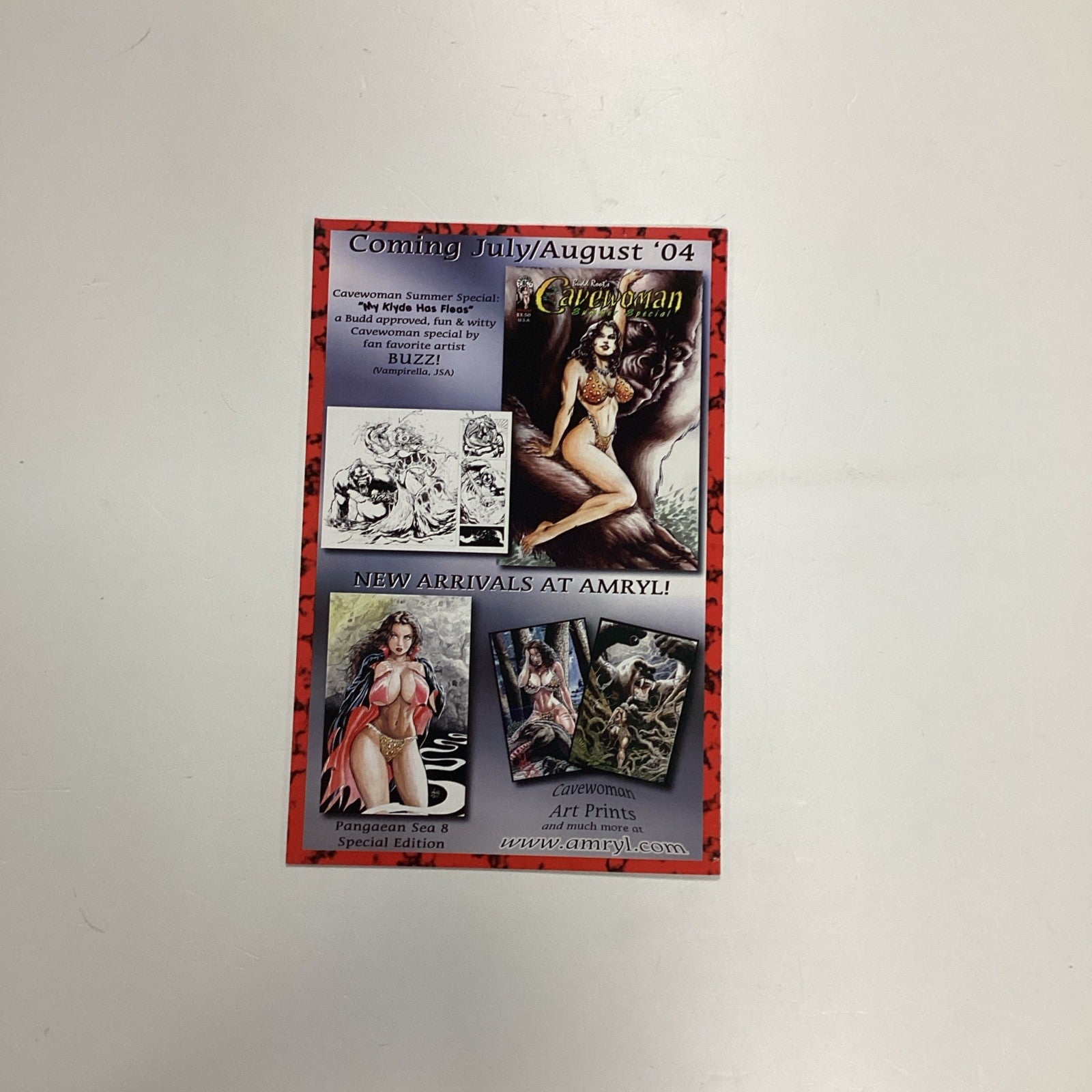 Cavewoman: Pangaean Sea #8 2004 VF/NM Variant Cover9