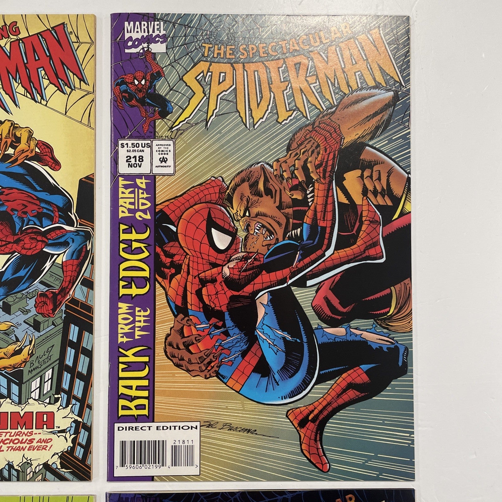 Spider-Man: Back from the Edge #1-4 1994 Complete Set2