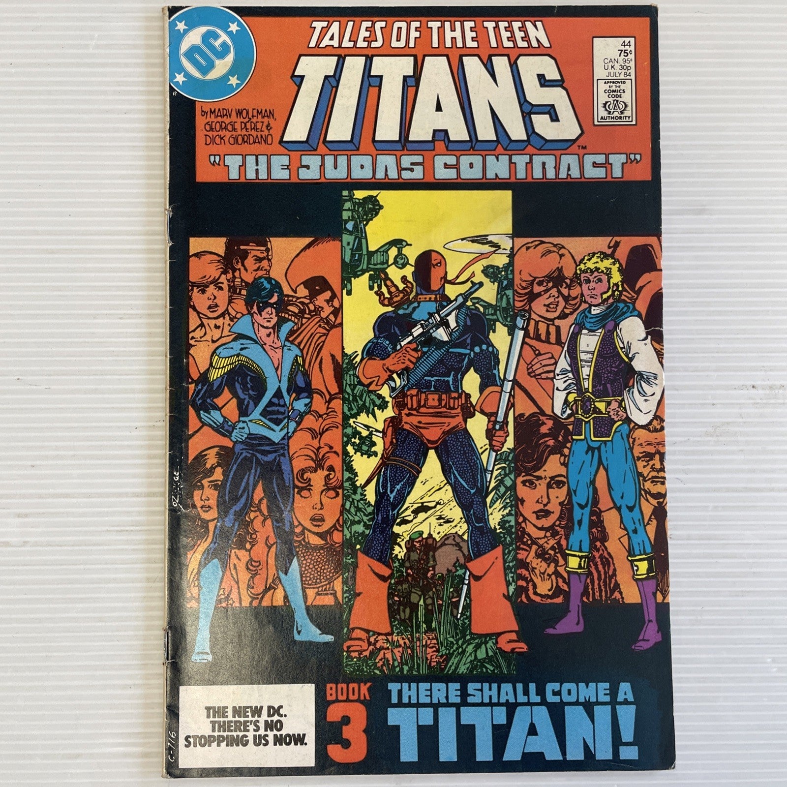 Tales of the Teen Titans #44 1984 VG+ 1st App Nightwing Origin of Deathstroke0