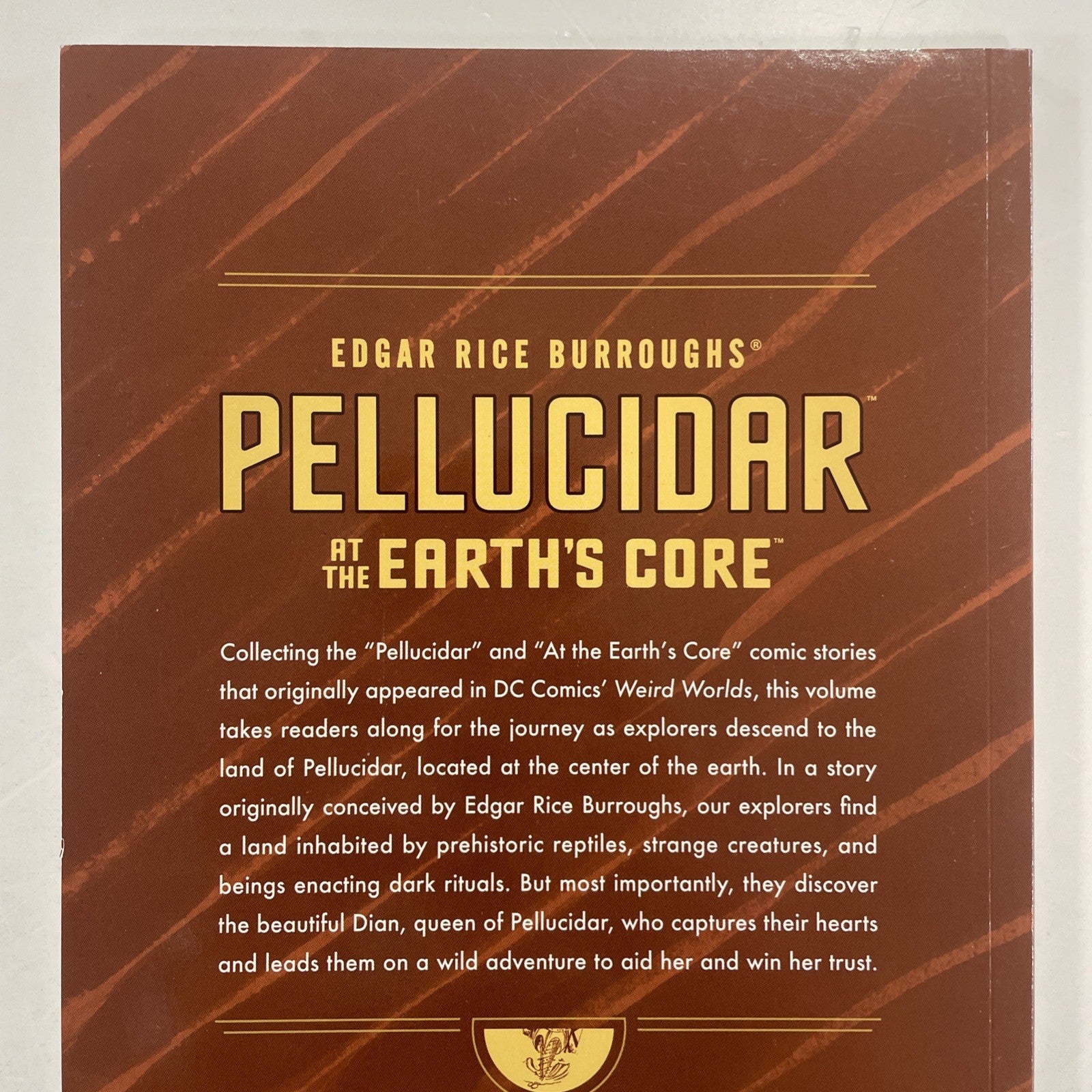 Pellucidar: At the Earth's Core 2017 TPB 1st Print Edgar Rice Burroughs Dark Hor5