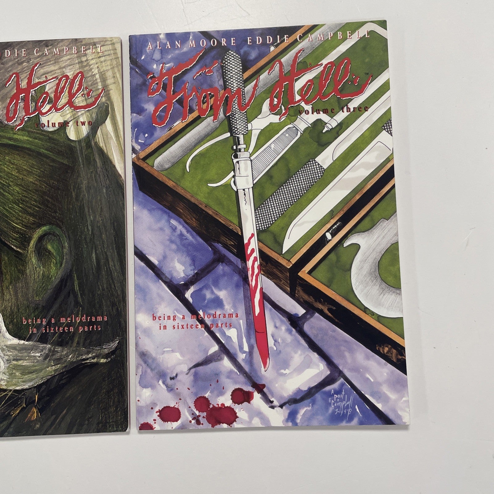 From Hell Vol 1-3 1991  Alan Moore Jack The Ripper3