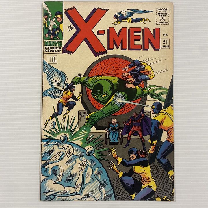 X-Men #21 1966 FN+ Pence Copy