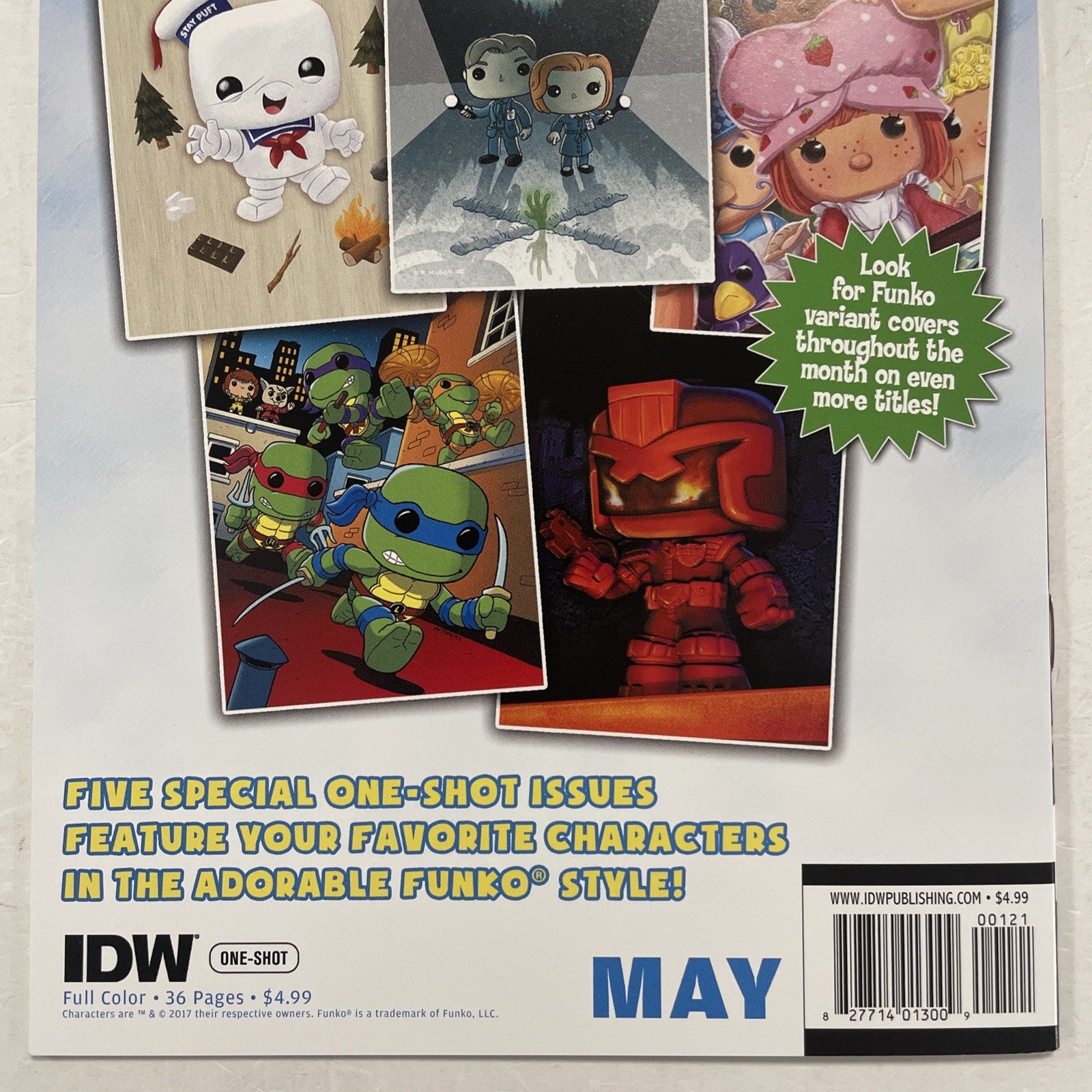 Judge Dredd One-Shot 2017 NM Subscription Funko Cover6
