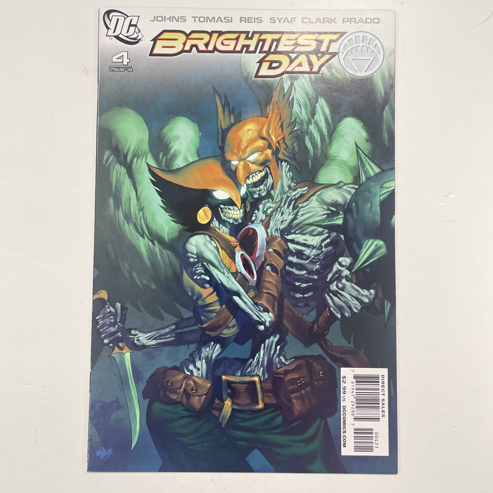 Brightest Day #4 2010 NM 1st Appearance Jackson Hyde 2nd Aqualad Ivan Reis Varia0