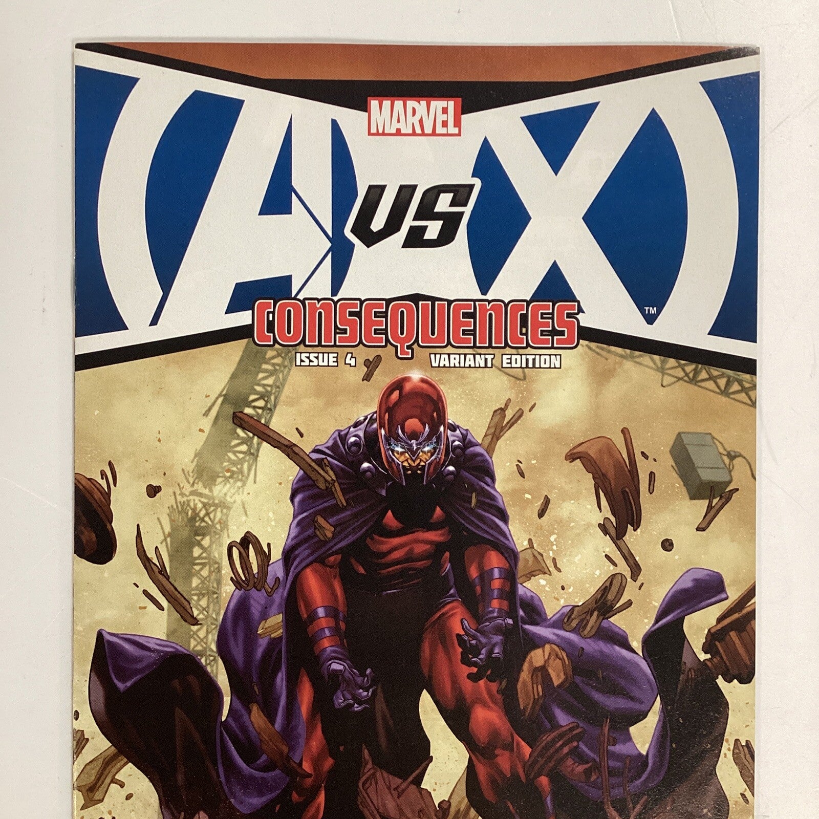 A Vs X Consequences #4 2012 VF/NM Mark Brooks 1:40 Magneto Variant1