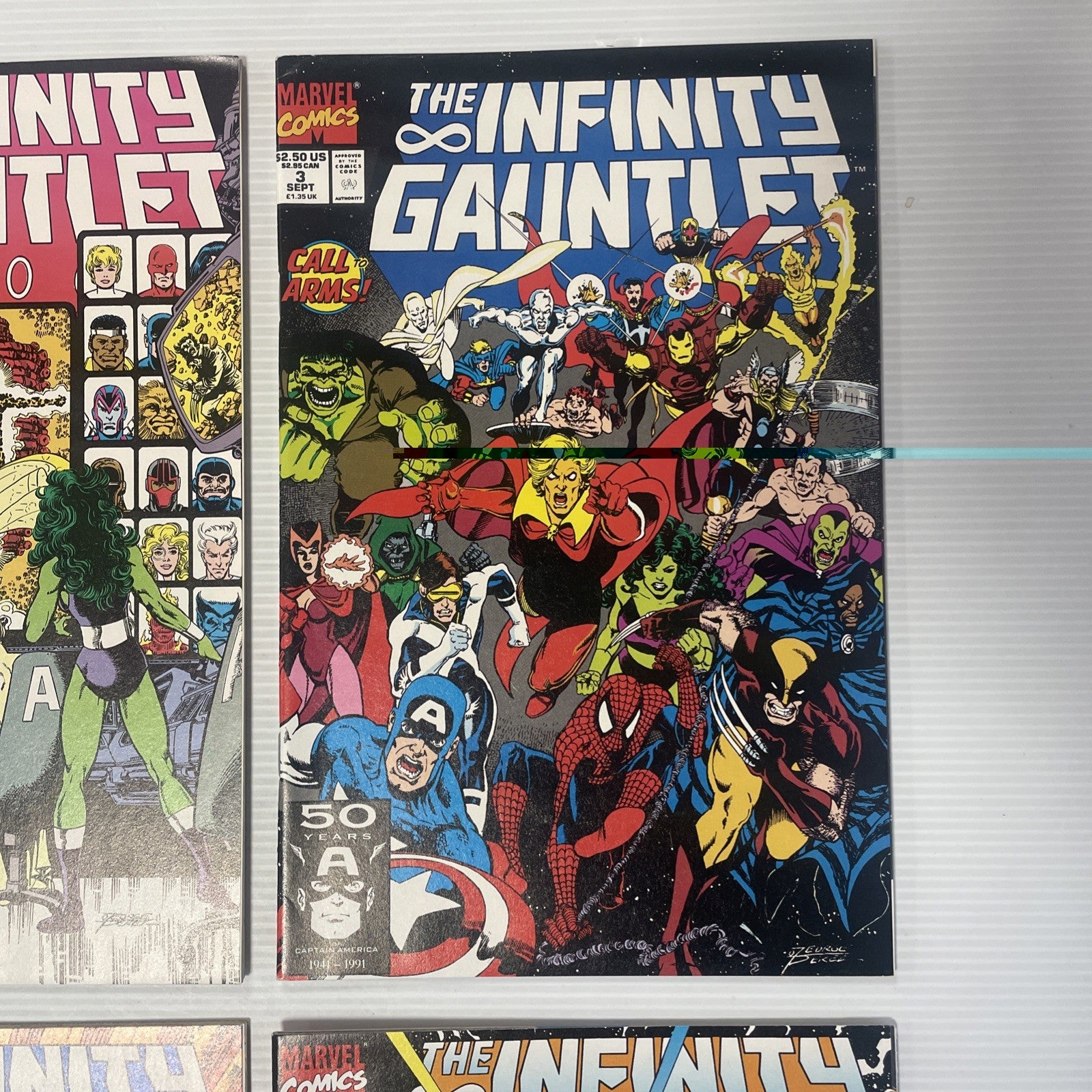 Infinity Gauntlet #1-6 1991 Complete Set High Grade George Perez3