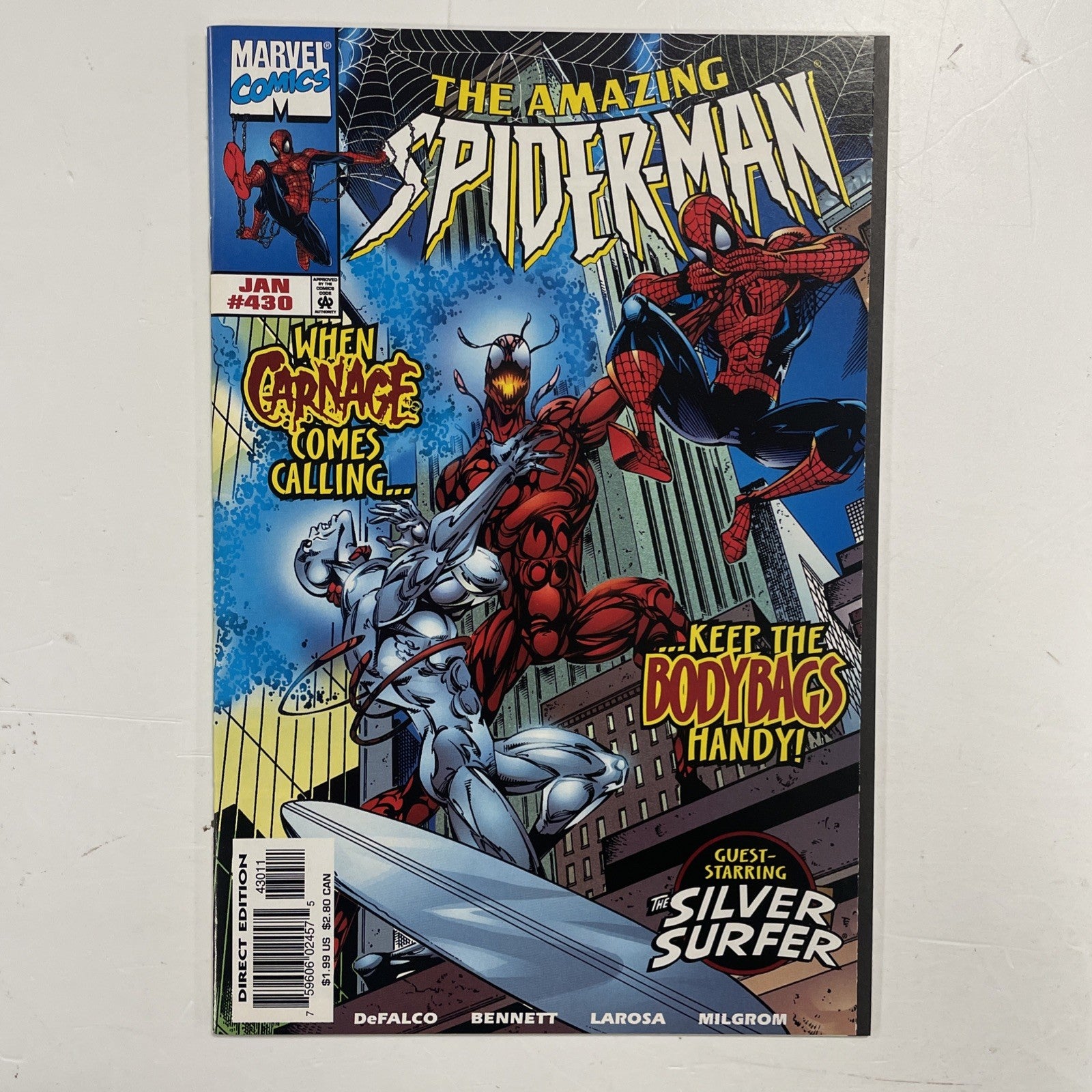 Amazing Spider-Man #430 & #431 1998 VF/NM 1st Appearance Cosmic Carnage1