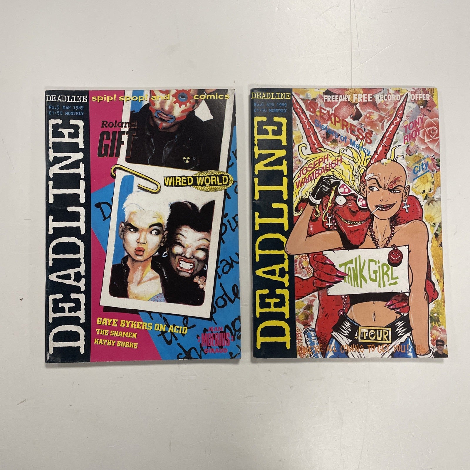 22 issues Deadline #5-9 #14-22 #24 & More 1989 Reader Copies **0