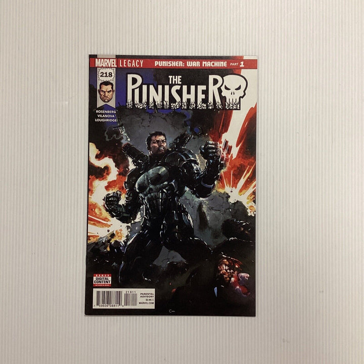 The Punisher #218 2018 NM 1st Appearance of Frank Castle as War Machine