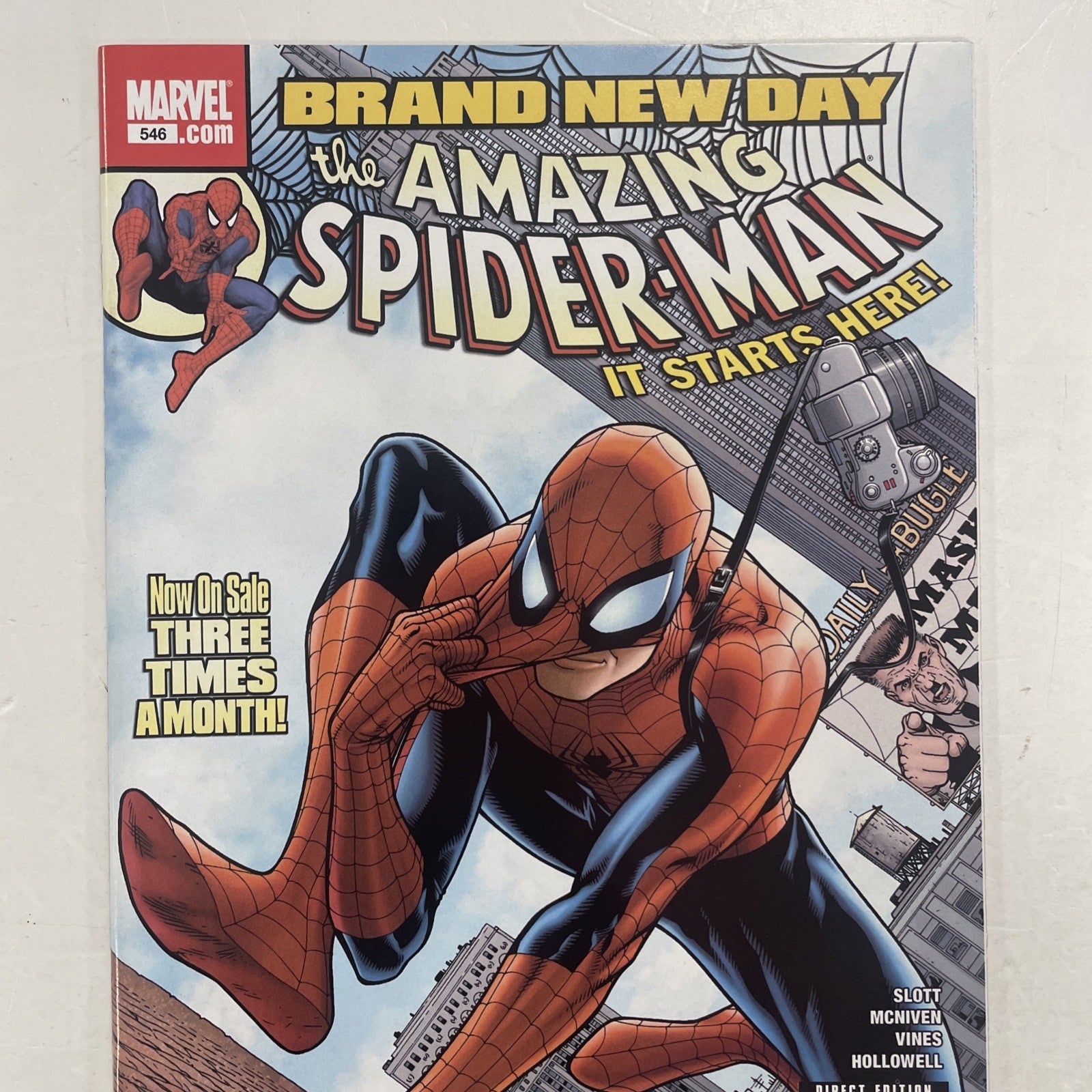 Amazing Spider-Man #546 2008 1st App Appearance Mr Negative & Jackpot Brand New1