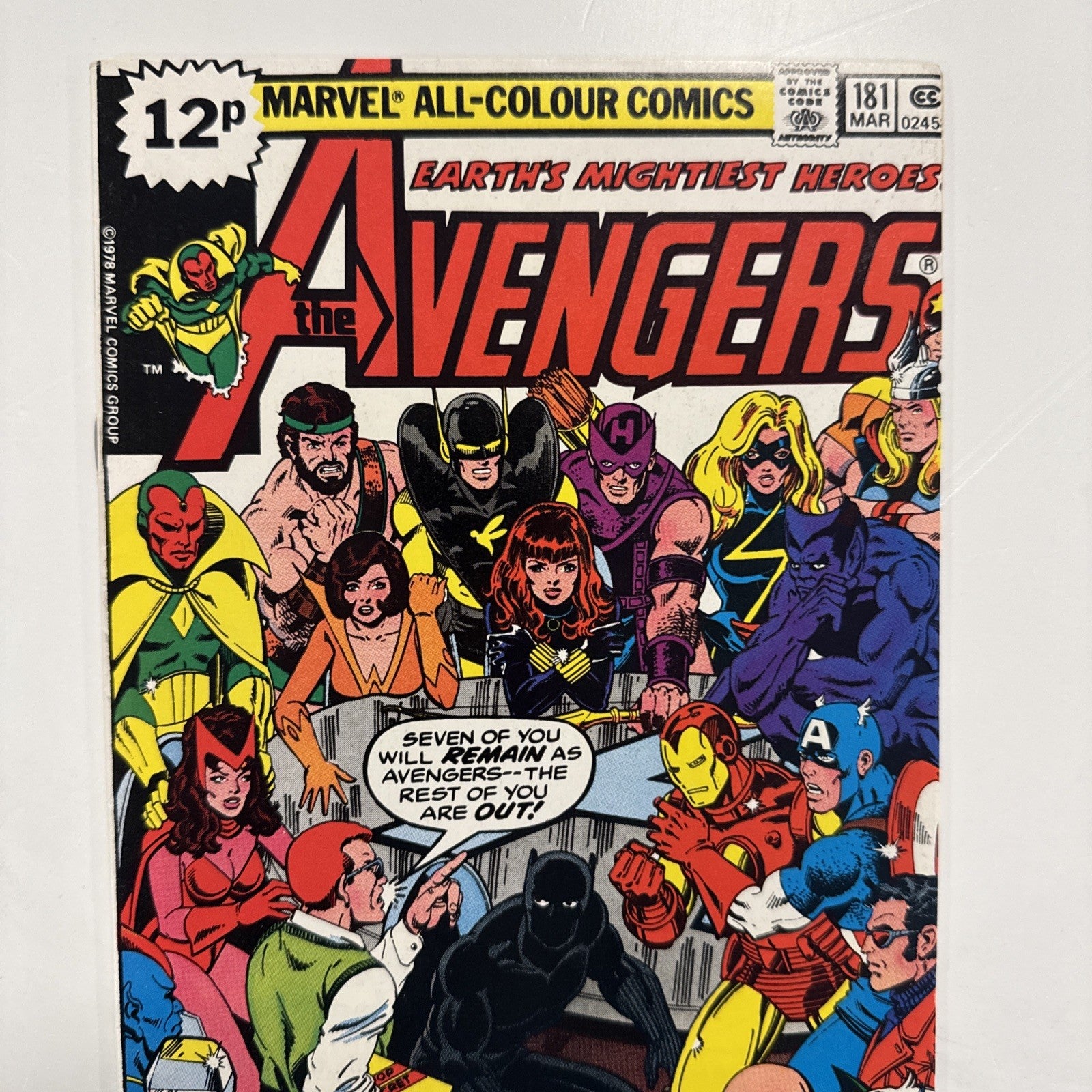 Avengers #181 1979 VF 1st Appearance of Scott Lang Pence Copy1