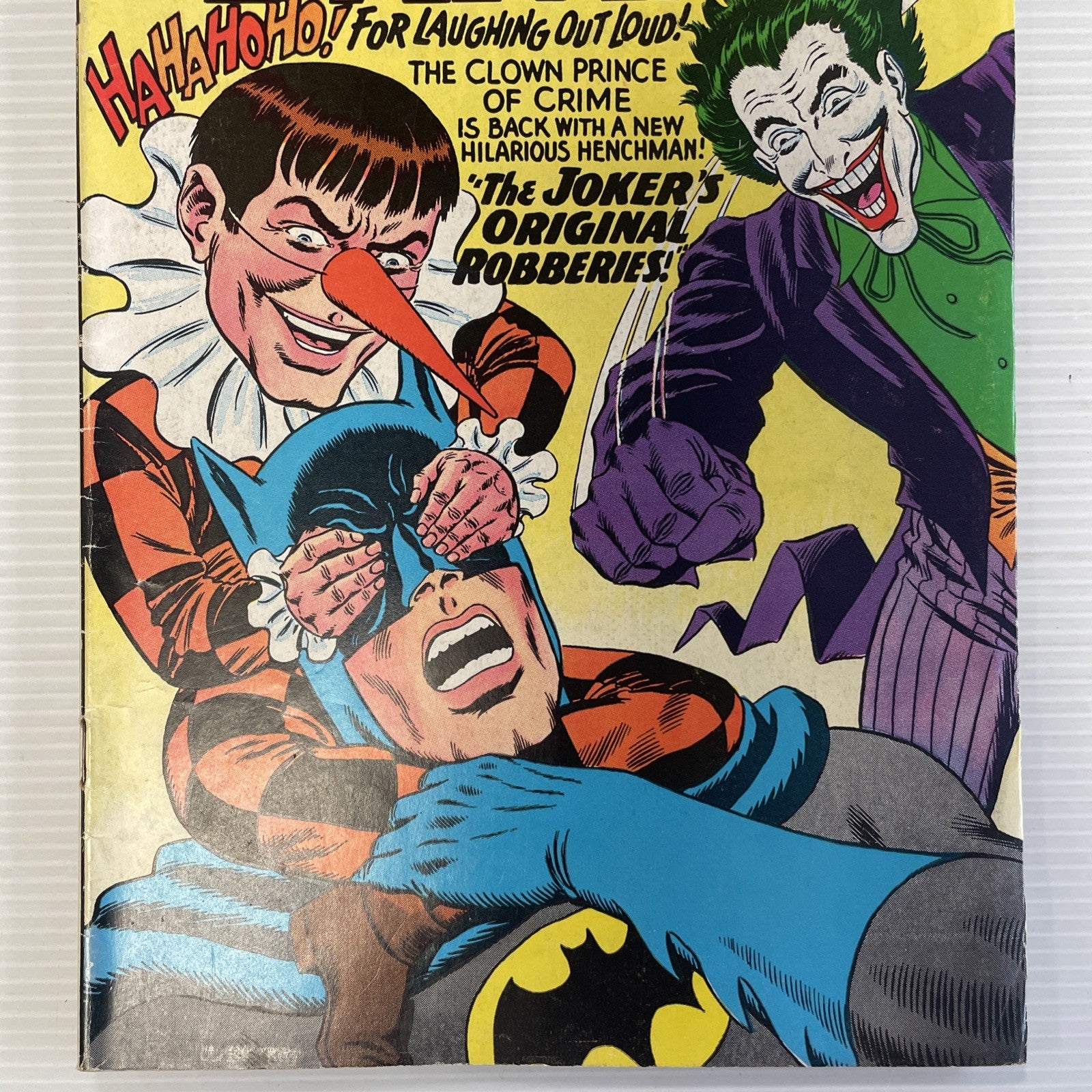 Batman #186 1967 VG+ Pence Stamp 1st Appearance of Gaggy **Spine Roll2