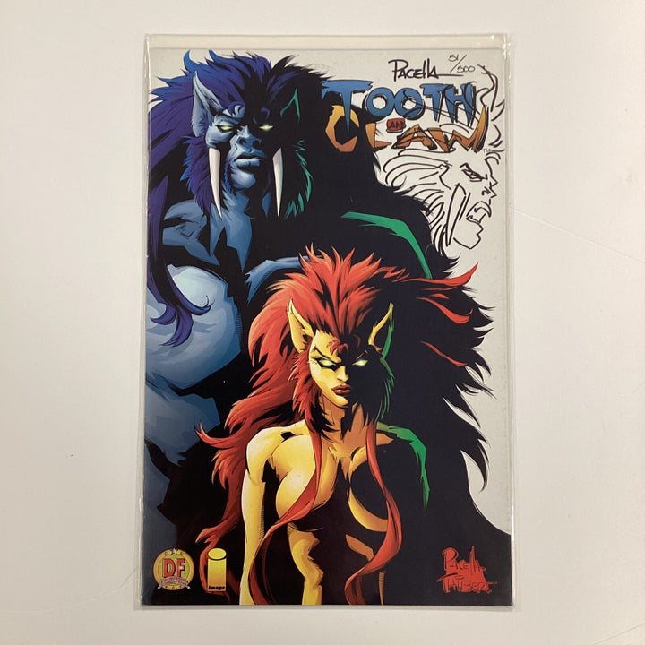 Tooth and Claw #1 1999 Signed and Remarked Marc Pacella DF C0A 51/5000