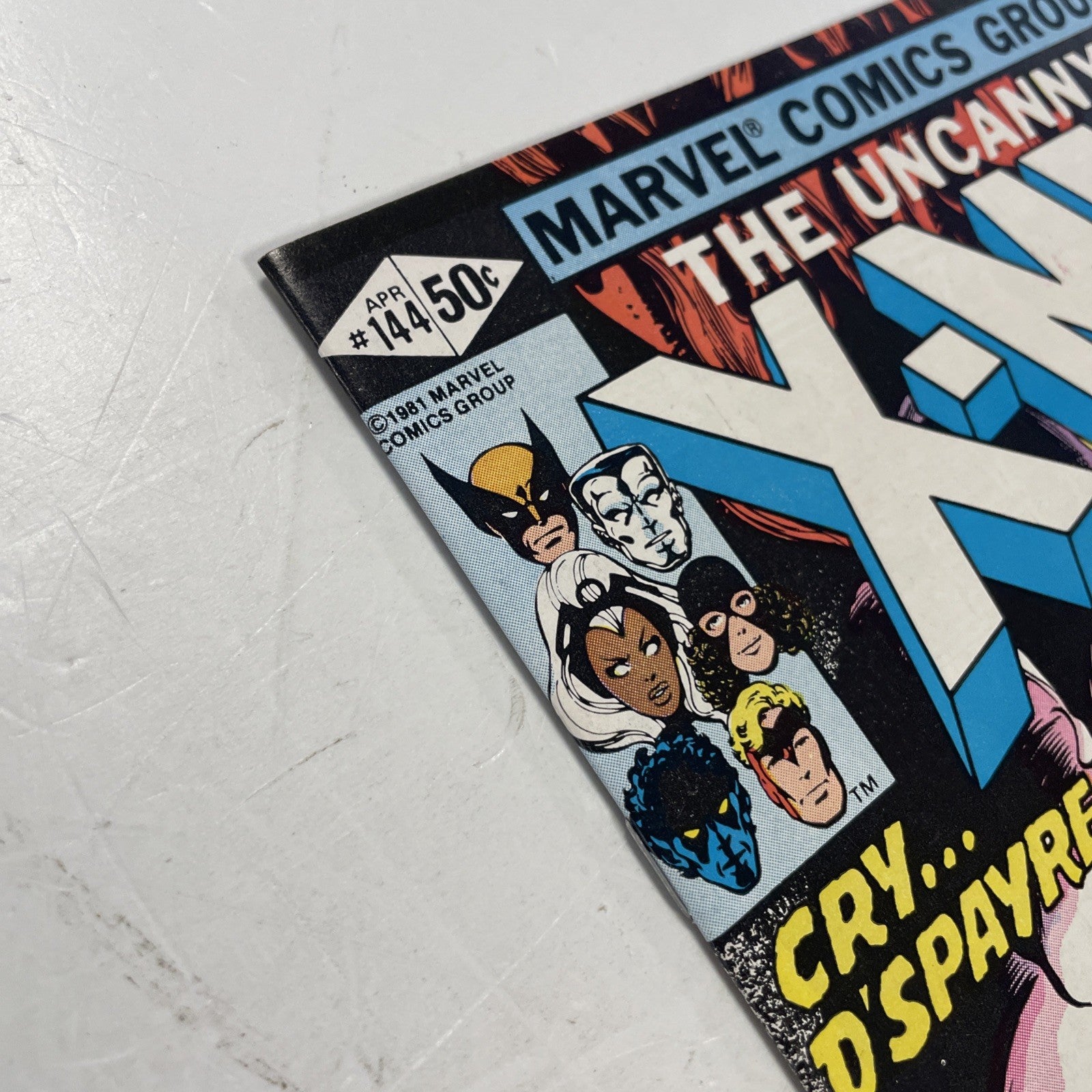 Uncanny X-Men #144 1981 VF Signed inside by Brent Anderson5