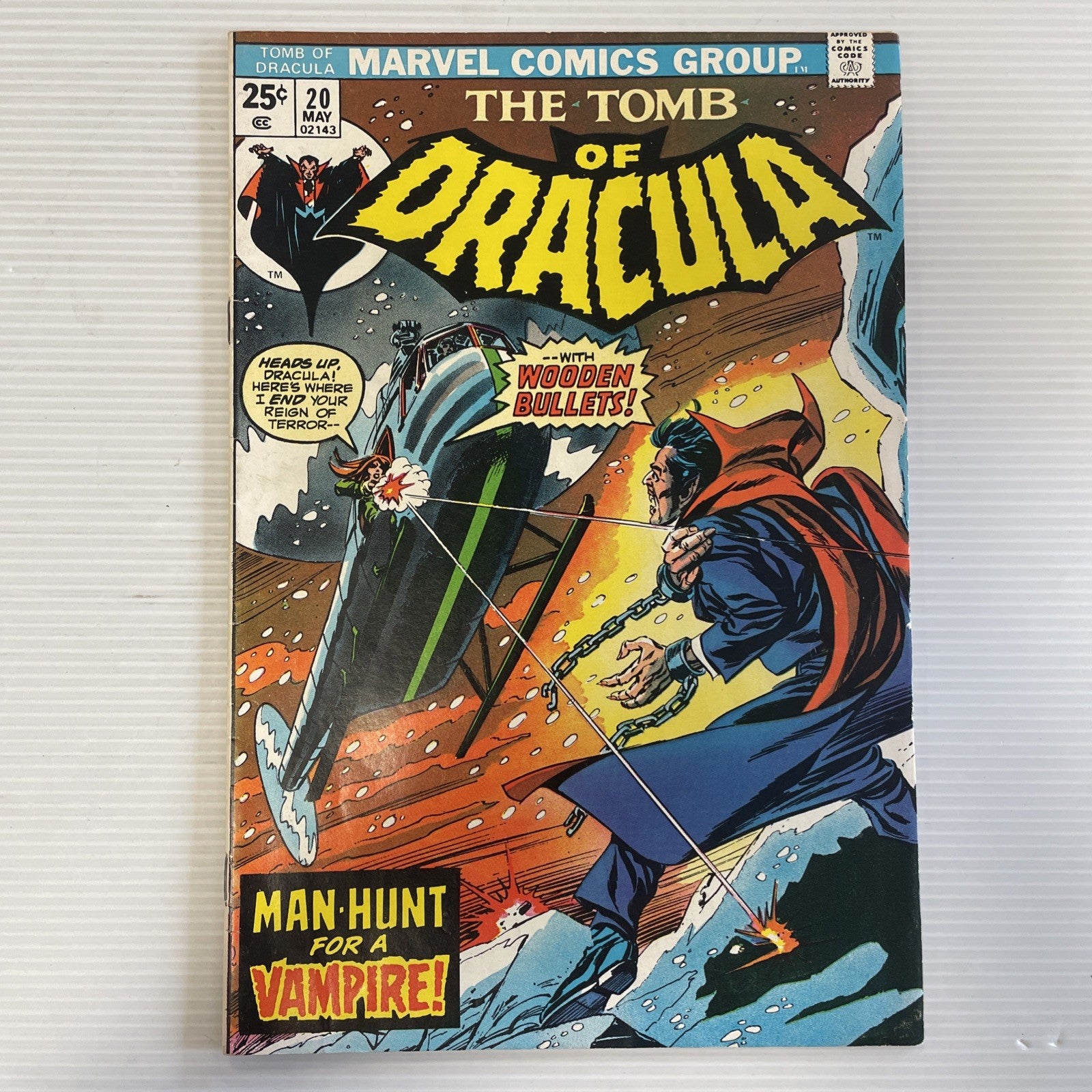 Tomb Of Dracula #20 1974 FN 1st Full Appearance of Dr. Sun0