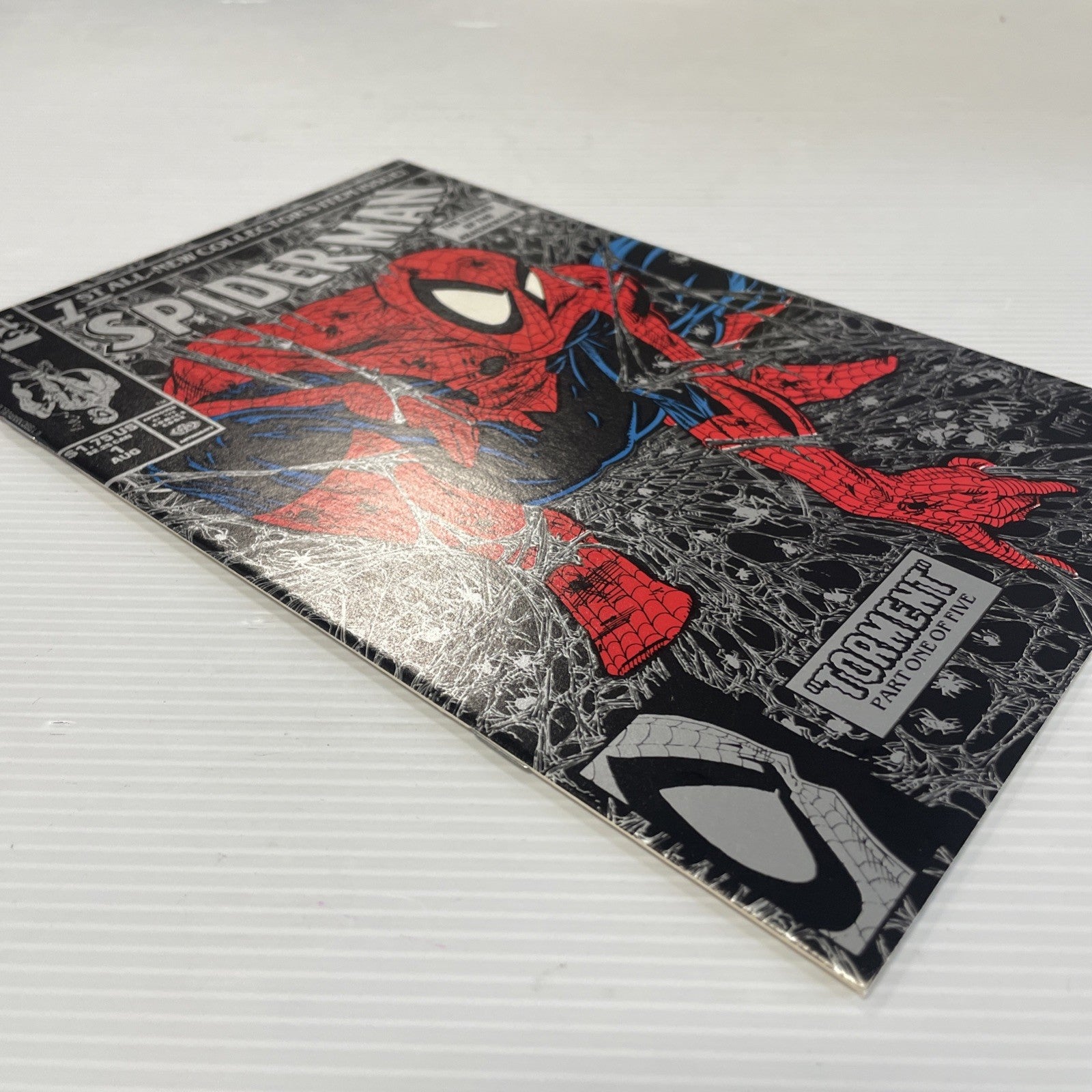 Spider-Man #1 1990 NM Silver Web Variant Todd McFarlane3
