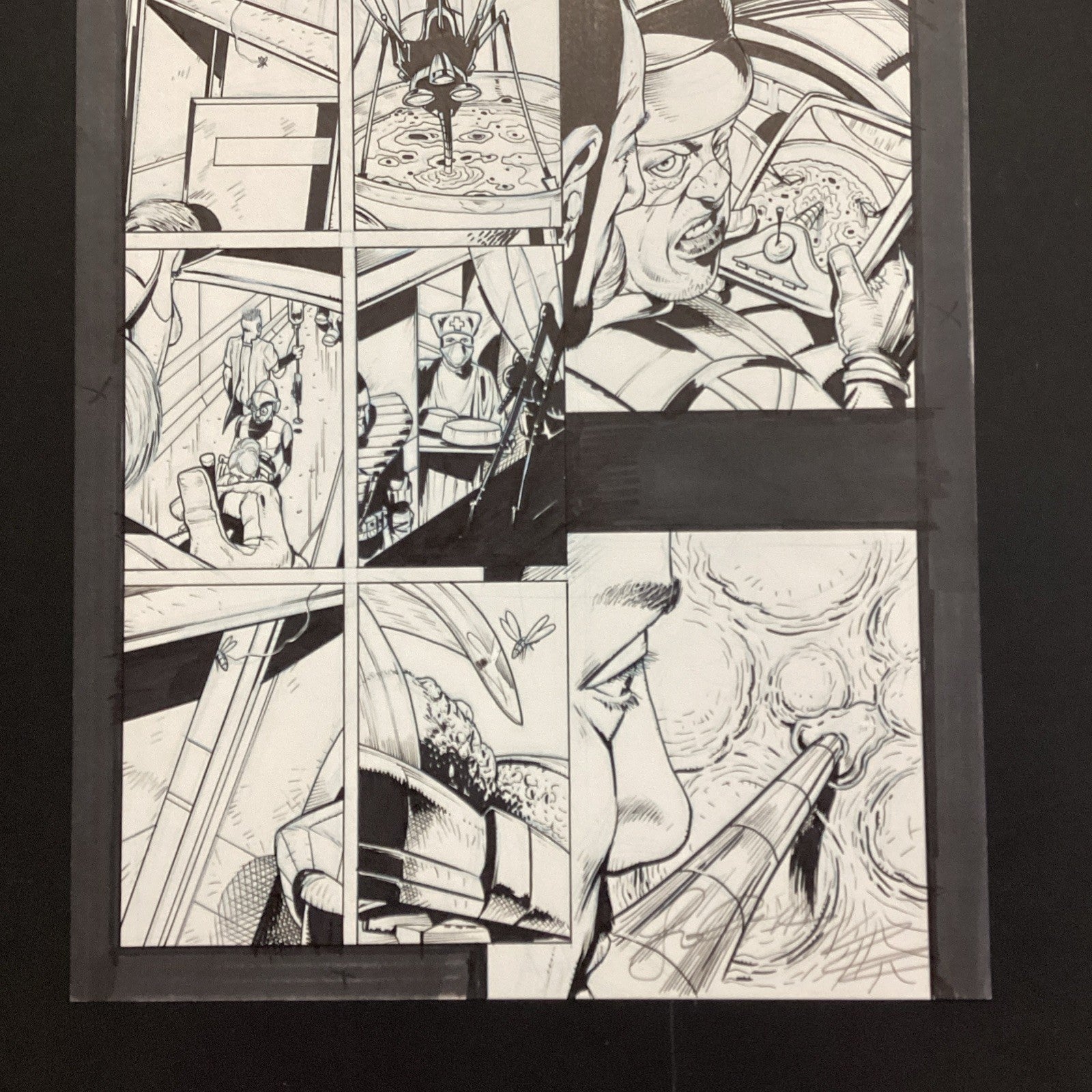 Original Artwork Judge Dredd The Talented Mayor Ambrose 1678 Page 6 John Higgins2