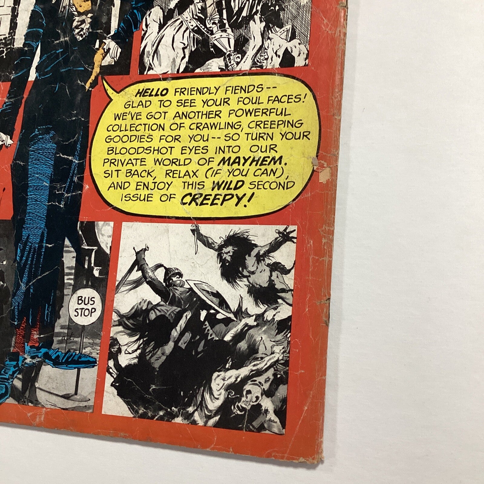 Creepy #2 1965 GD Cover worn and detached, pen marks on first page.Warren Horror11