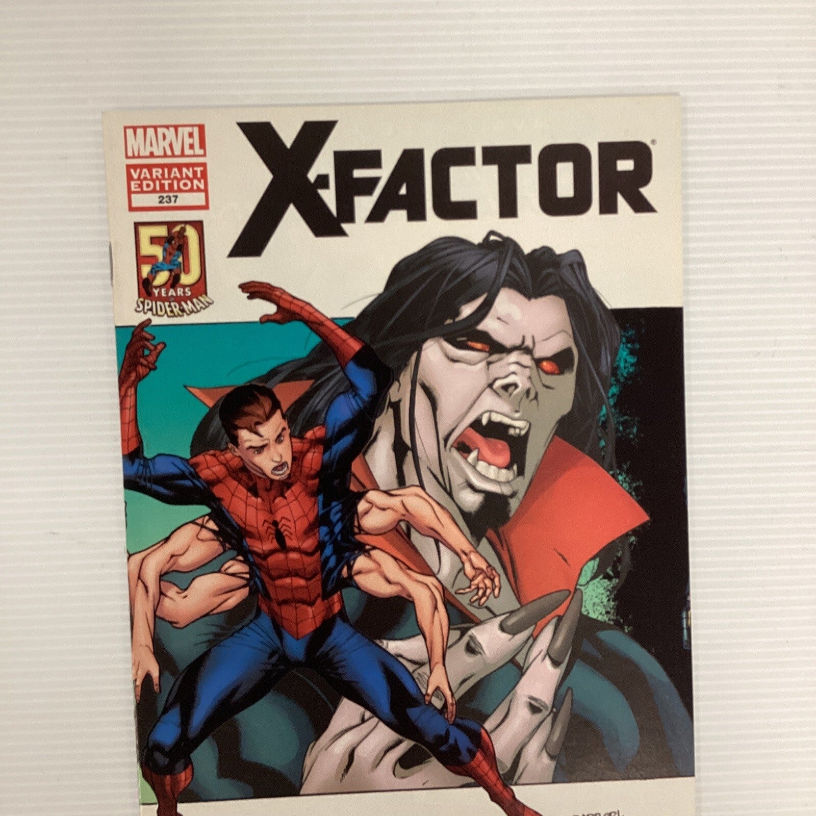 X-factor #237 2012 NM 1:25 50th Anniversary  Spiderman & Morbius Variant2