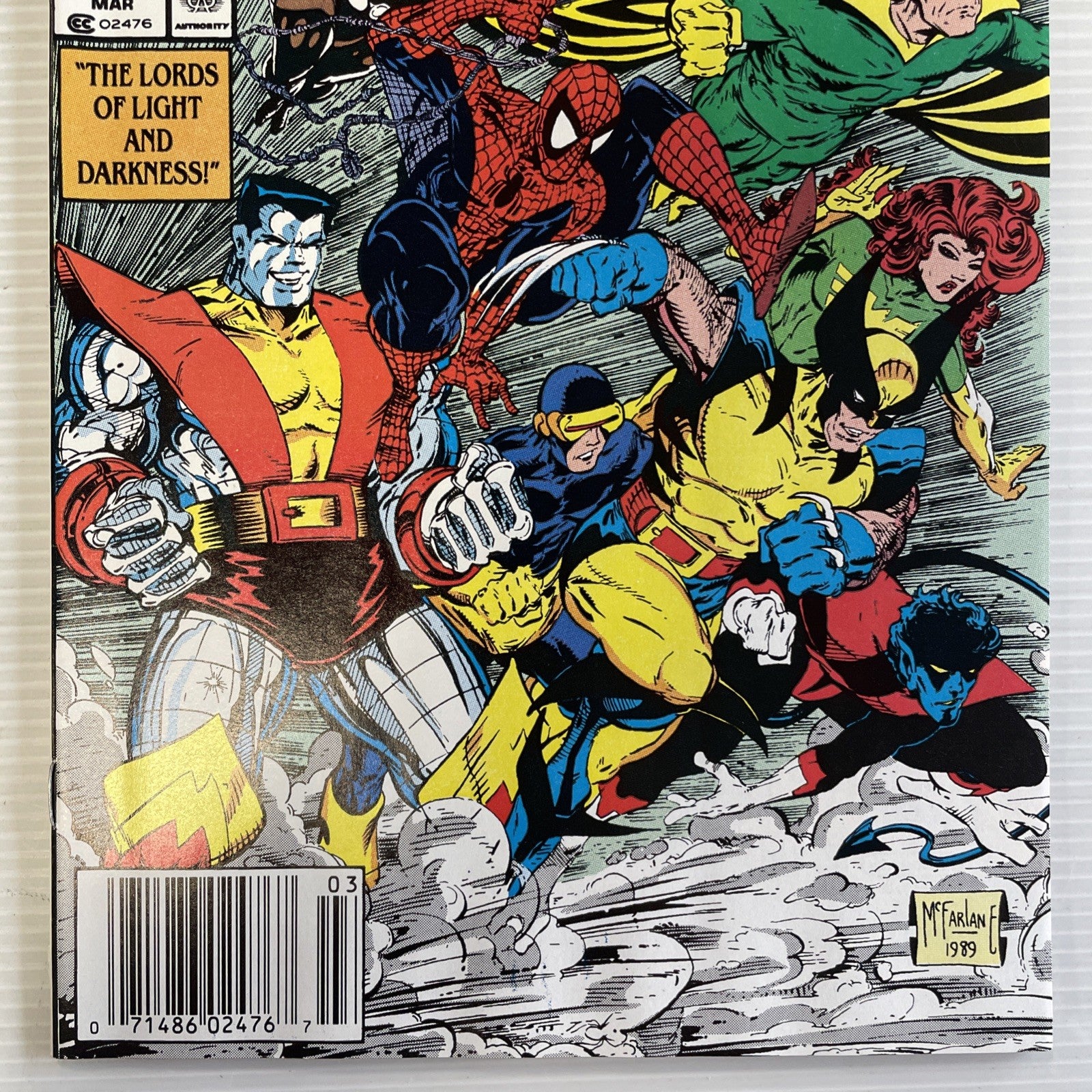 Marvel Tales #235 1990 VF Spider-Man & X-Men Newsstand **Small hole in spine2