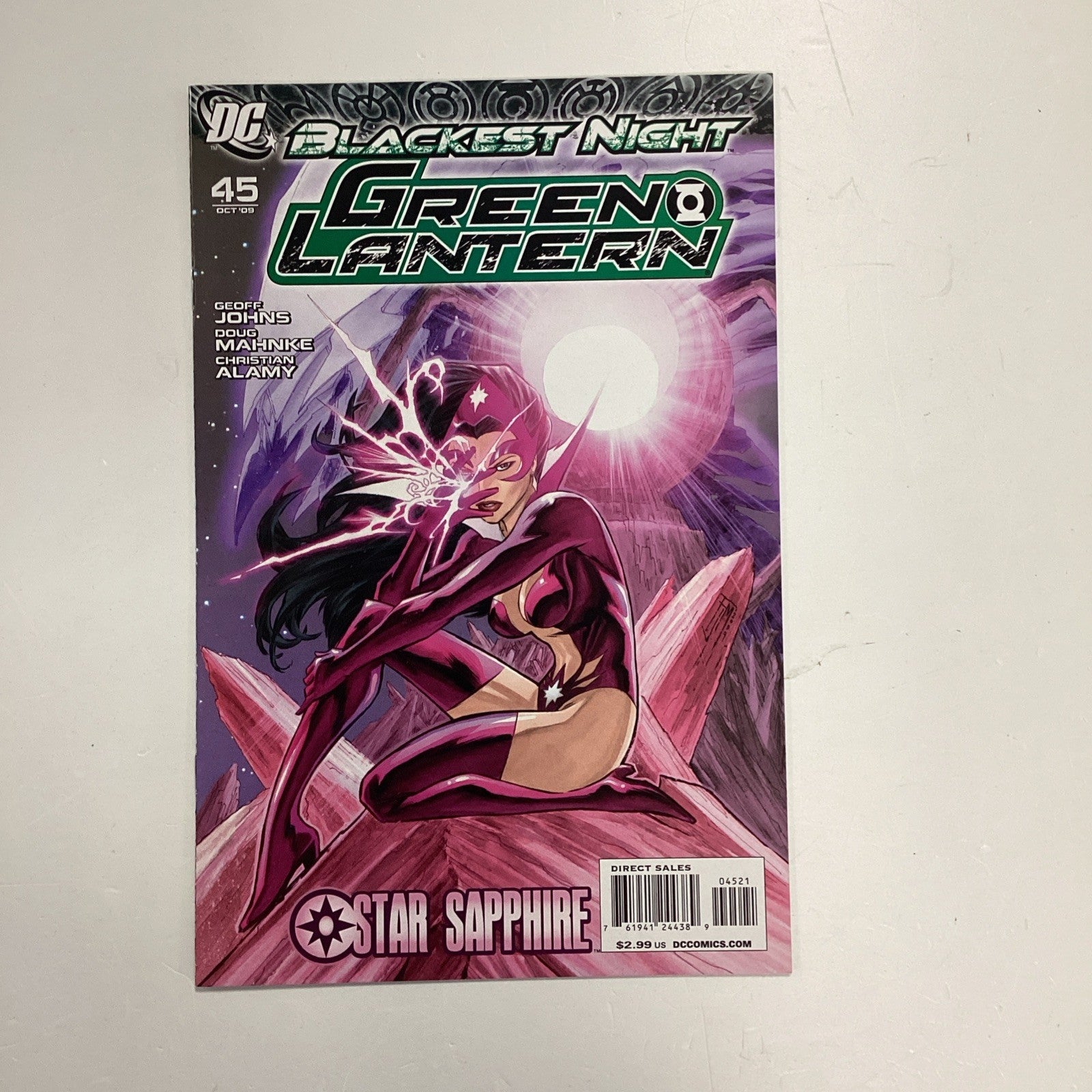Green Lantern #45 2009 NM- 1:25 Francis Manapul Star Sapphire Sinestro Variant0