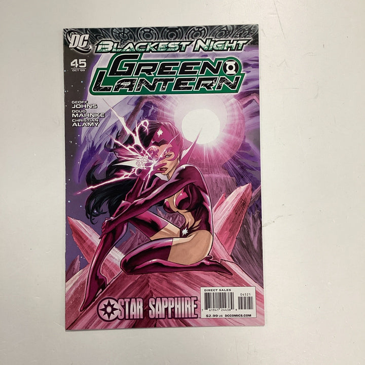 Green Lantern #45 2009 NM- 1:25 Francis Manapul Star Sapphire Sinestro Variant0