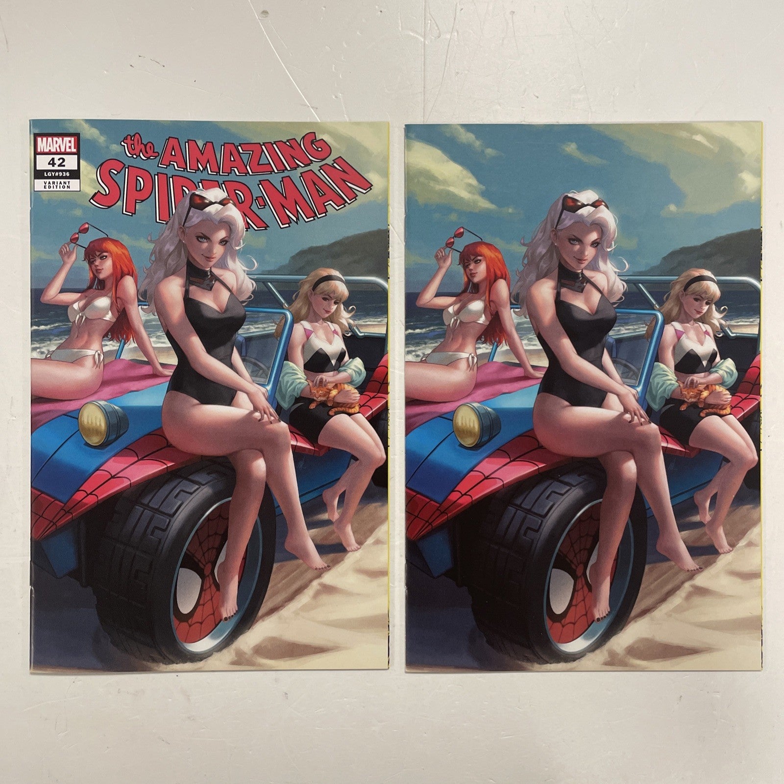Amazing Spider-Man #42 2024 Ejikure Trade Dress & Virgin Variant0