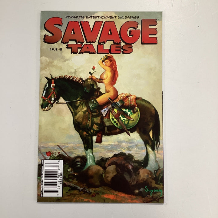 Red Sonja Savage Tales #8 2008 VF Arthur Suydam Cover0