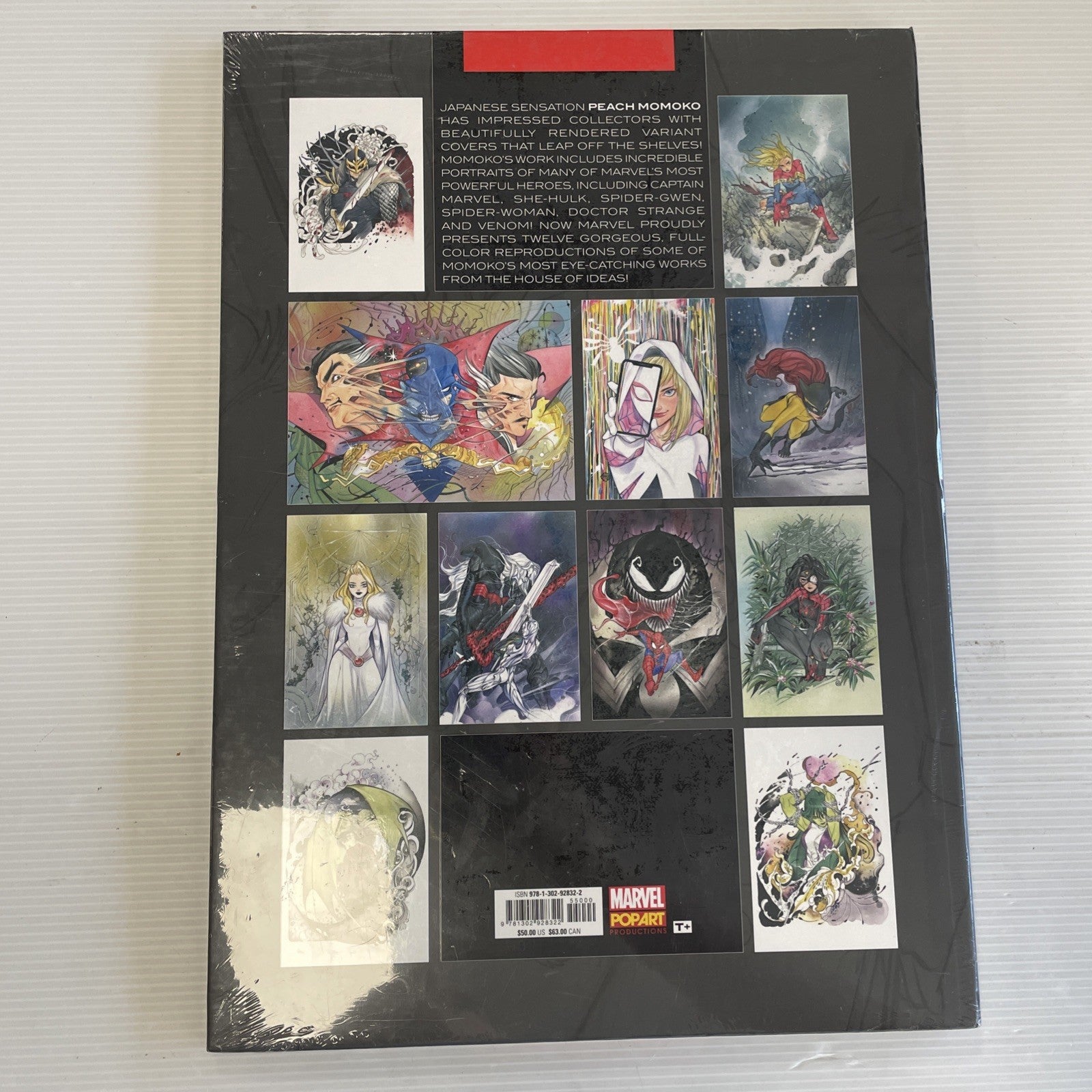 Marvel Portfolio: Peach Momoko 12 Portraits Hardcover New4