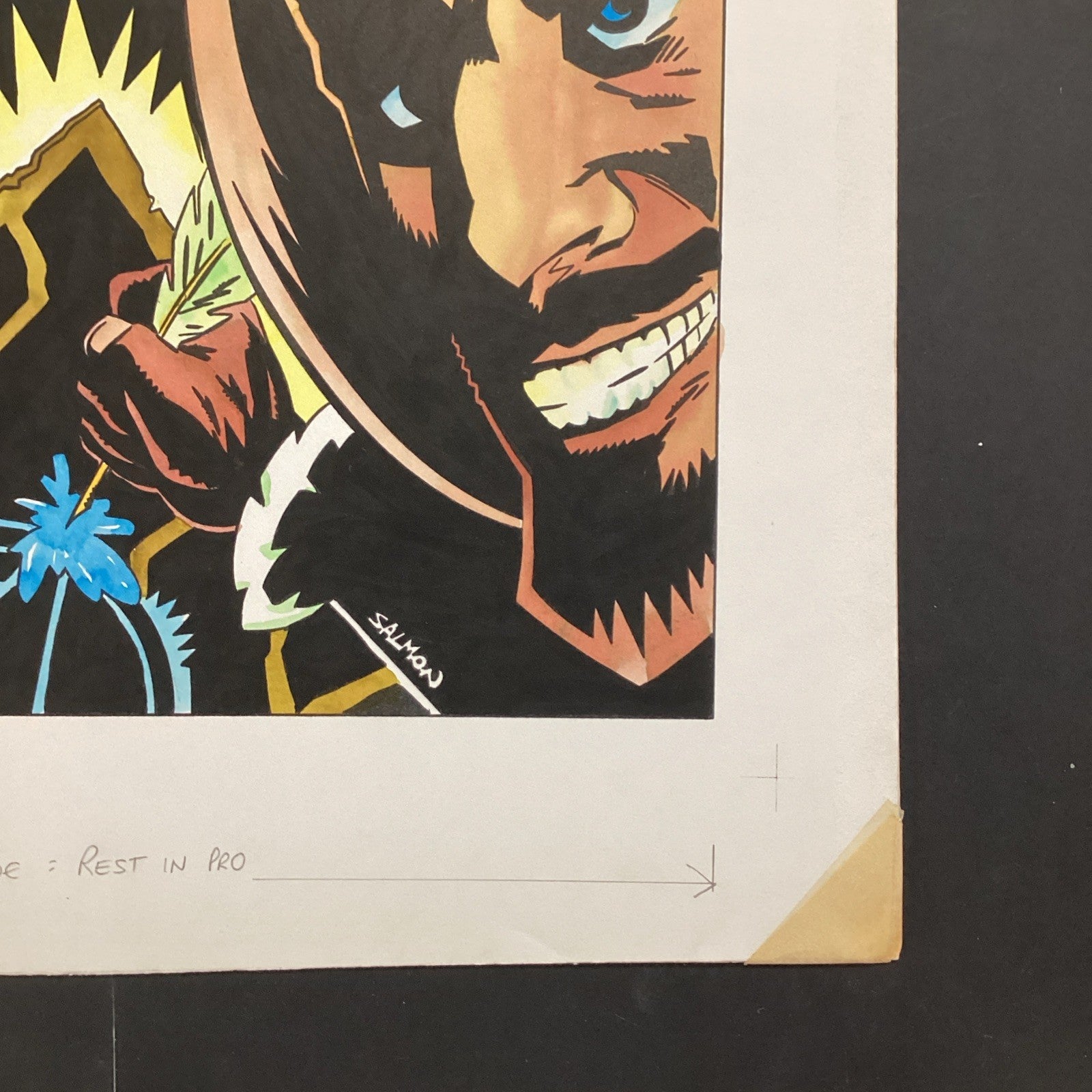 Original Colours Artwork Judge Dredd Megazine #10 Page 37 1995 by Peter B. Smith4