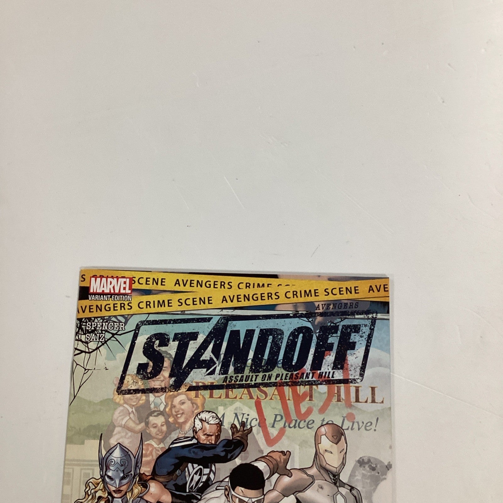 Avengers Standoff Assault On Pleasant Hill 2016 NM Alpha 001 Arthur Adams Varian1