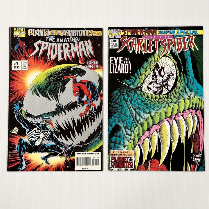 Amazing Spider-man Planet Symbiote #1 & #2 1995 NM 1st print Special