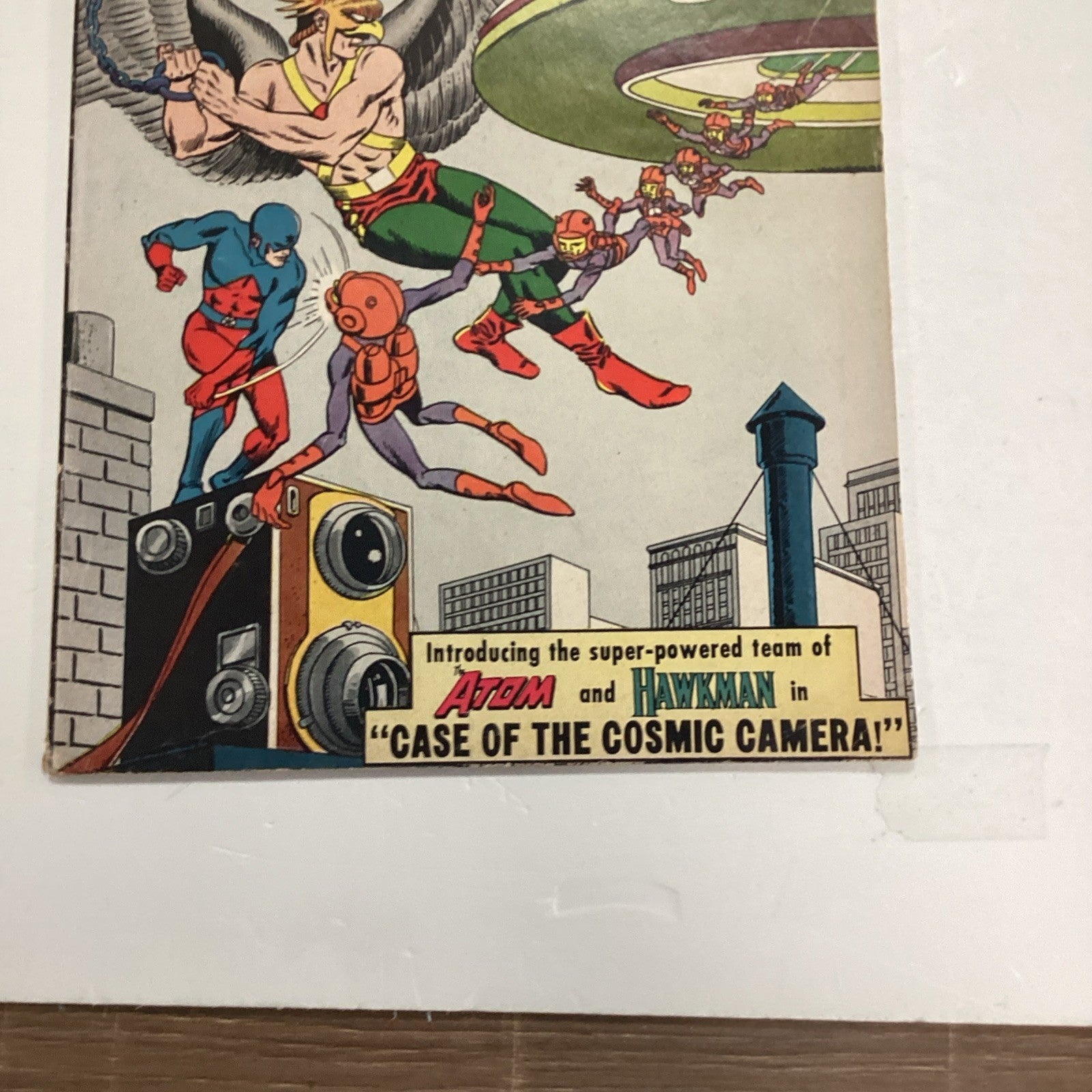 Atom #7 1963 GD/VG Pence Stamp **Water staining, small tearbottom of rear cover2