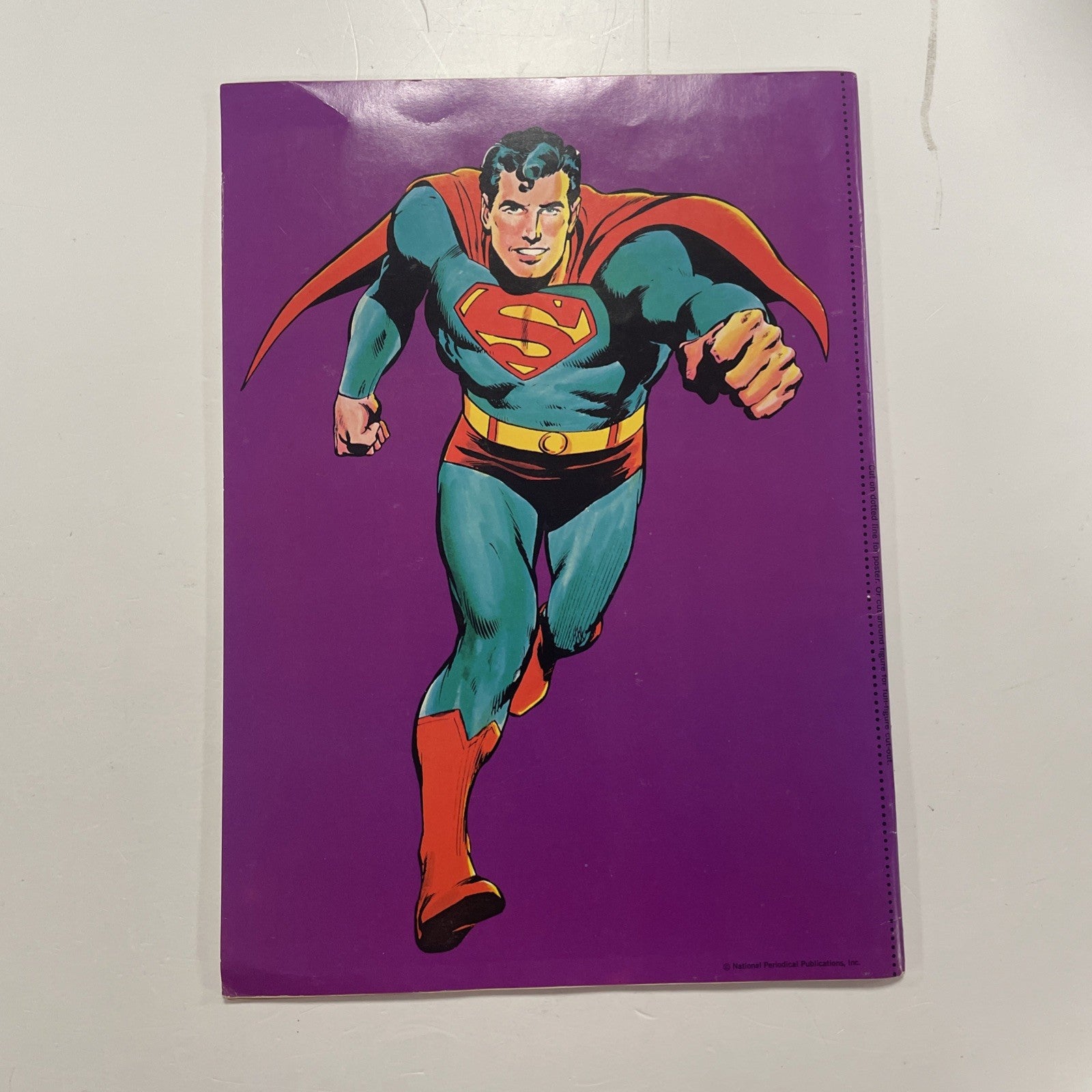 Superman Luthor's Lost Land Giant Comics To Color 1975 Whitman Uncoloured8