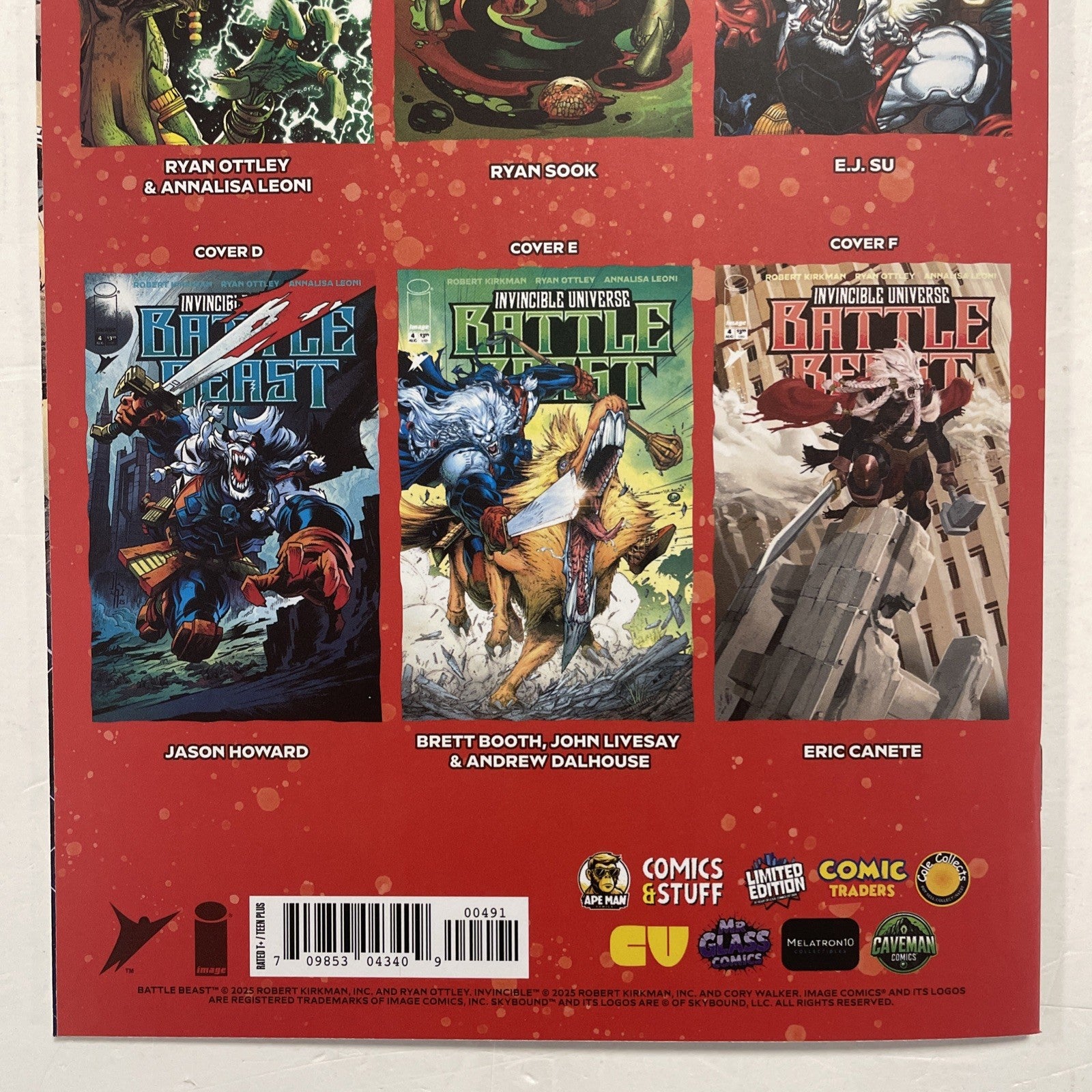 Invincible Universe Battle Beast #4 2025 NM Kevin Tolibao **6