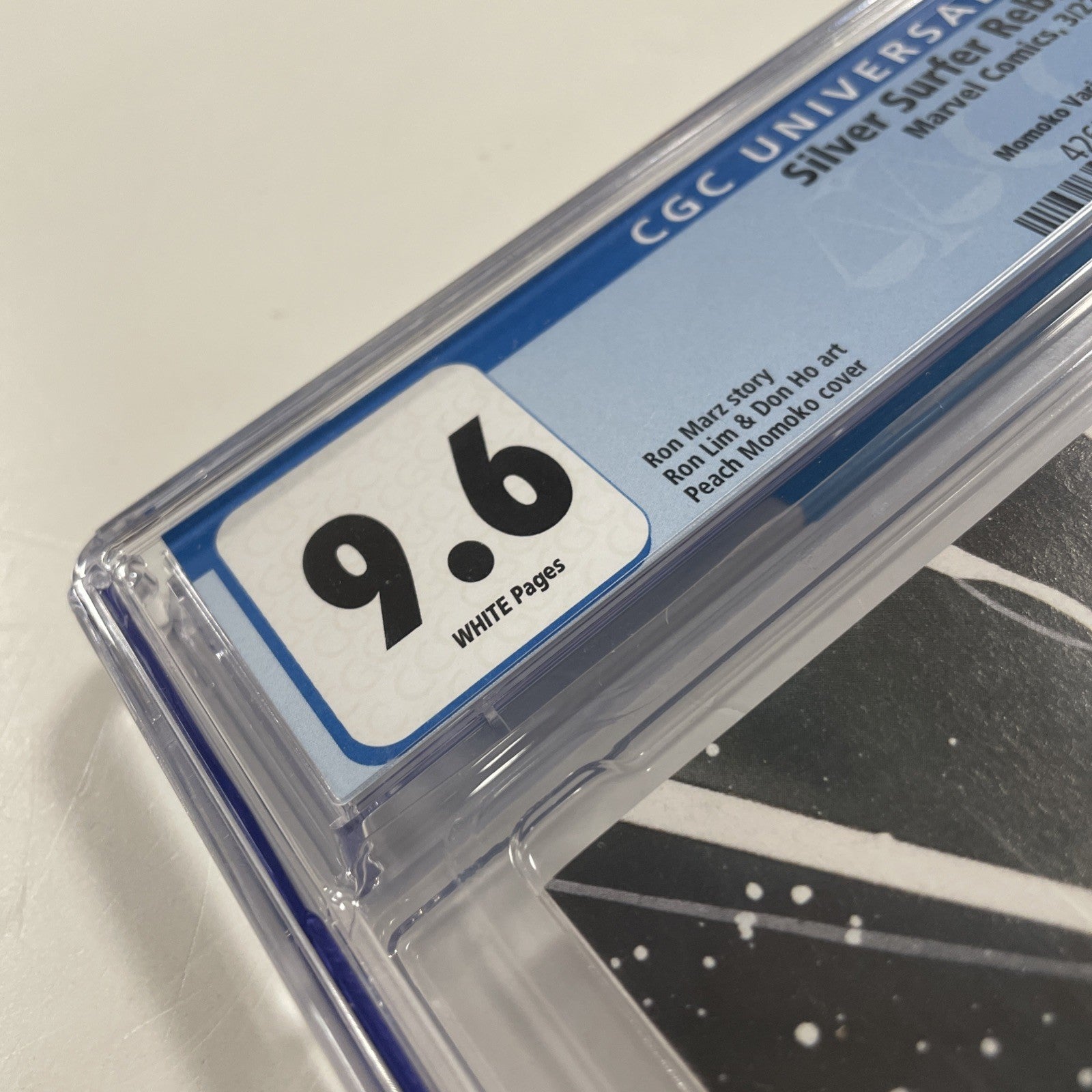 Silver Surfer: Rebirth #1 2022 CGC 9.6 White Pages Peach Momoko Variant2