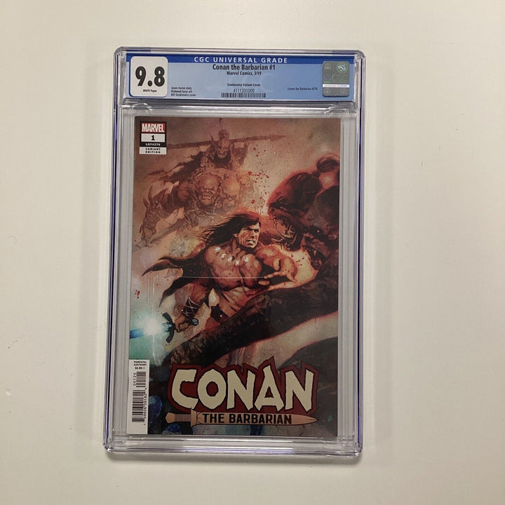 Conan The Barbarian 1 2019 CGC 9.8 Bill Sienkiewicz 1:200 Variant