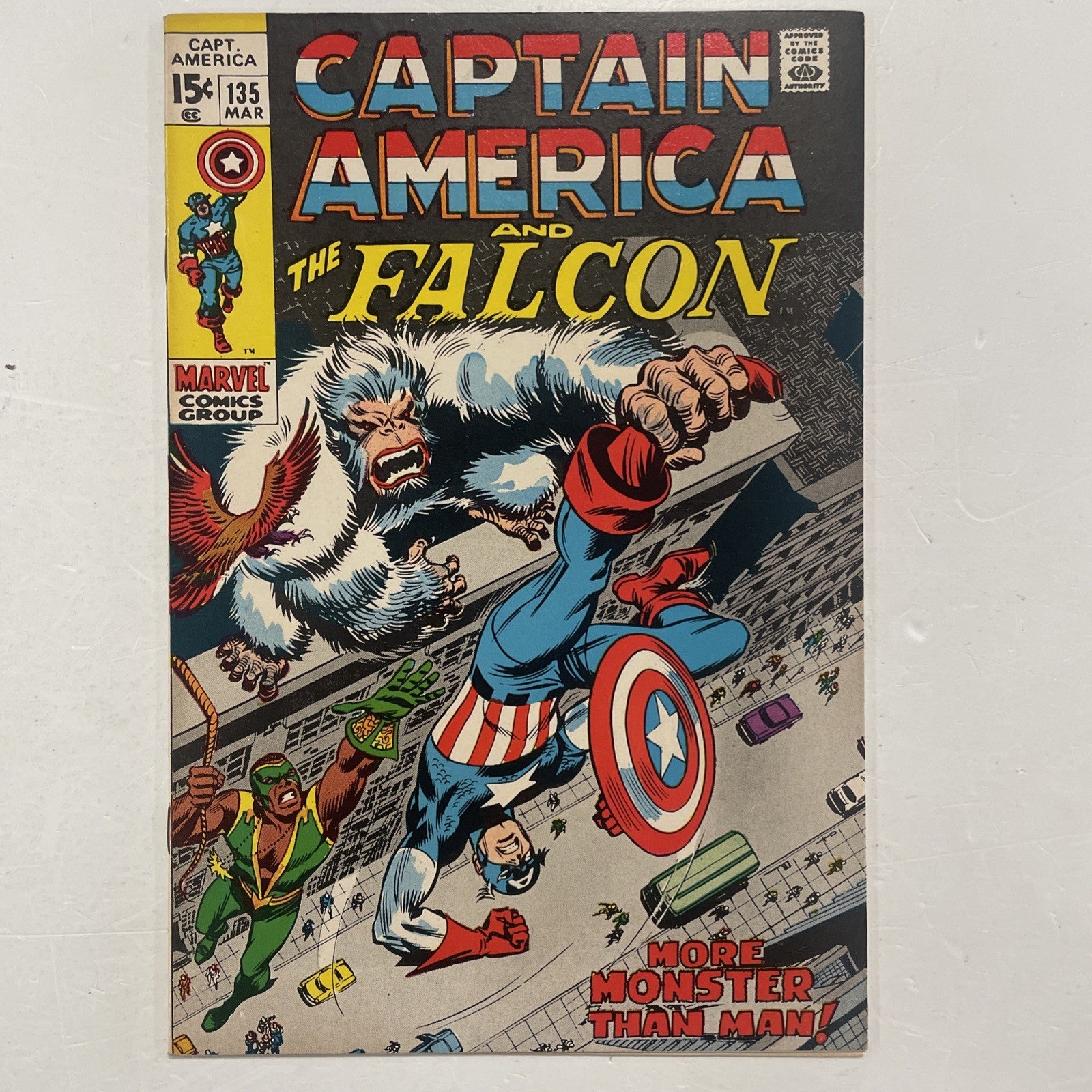 Captain America #135 1971 VF 1st Appearance of Monster Ape0