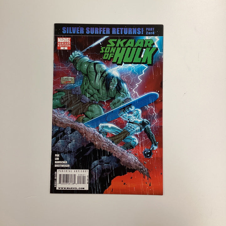 Skaar: Son Of Hulk #8 2008 NM- Ron Lim Variant Cover0