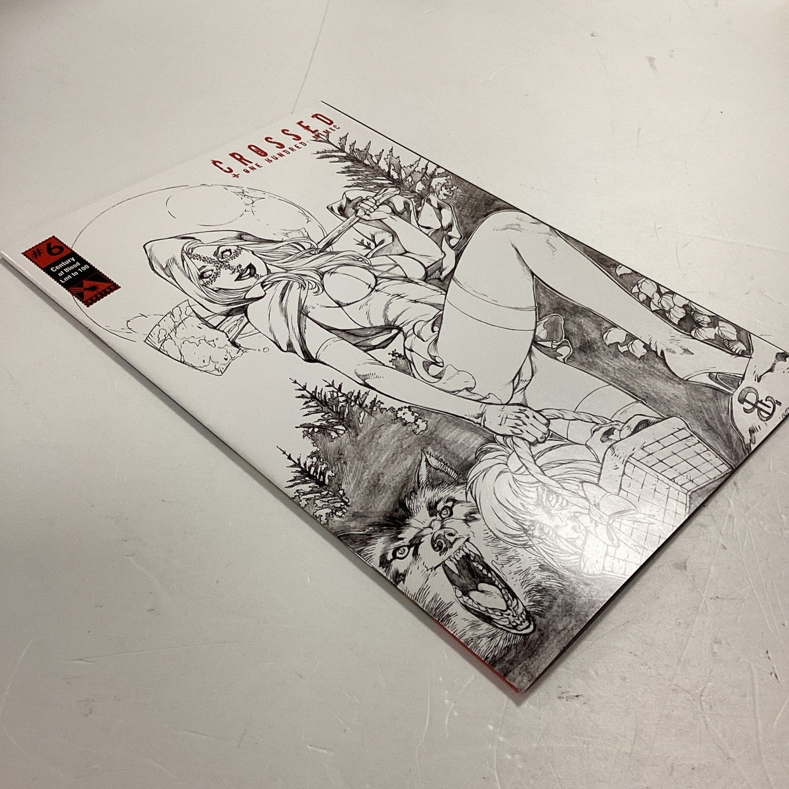 Crossed + One Hundred: Mimic #6 2018 NM Century Of Blood Sketch Variant Ltd 1003